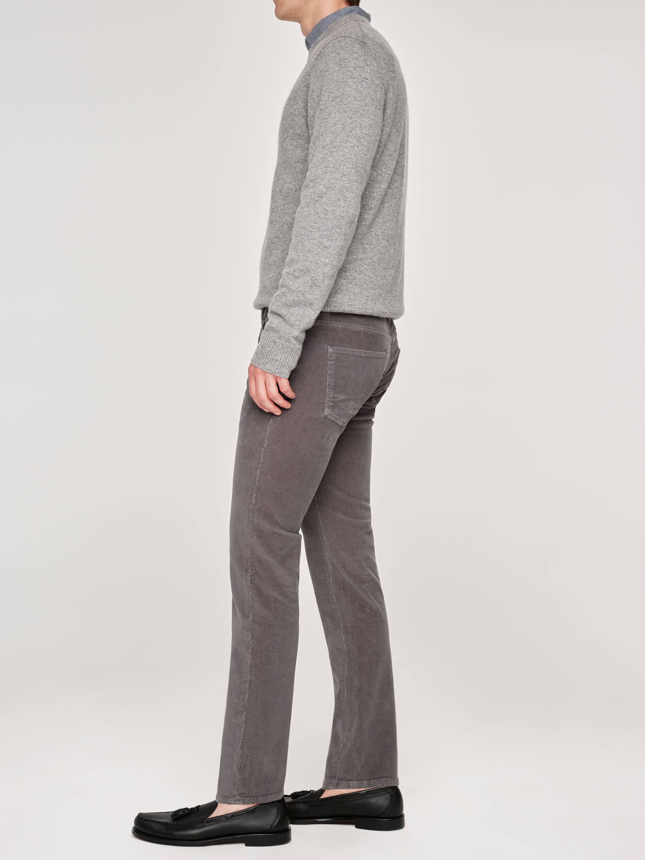 Nick Slim Pants | Shark Grey Corduroy