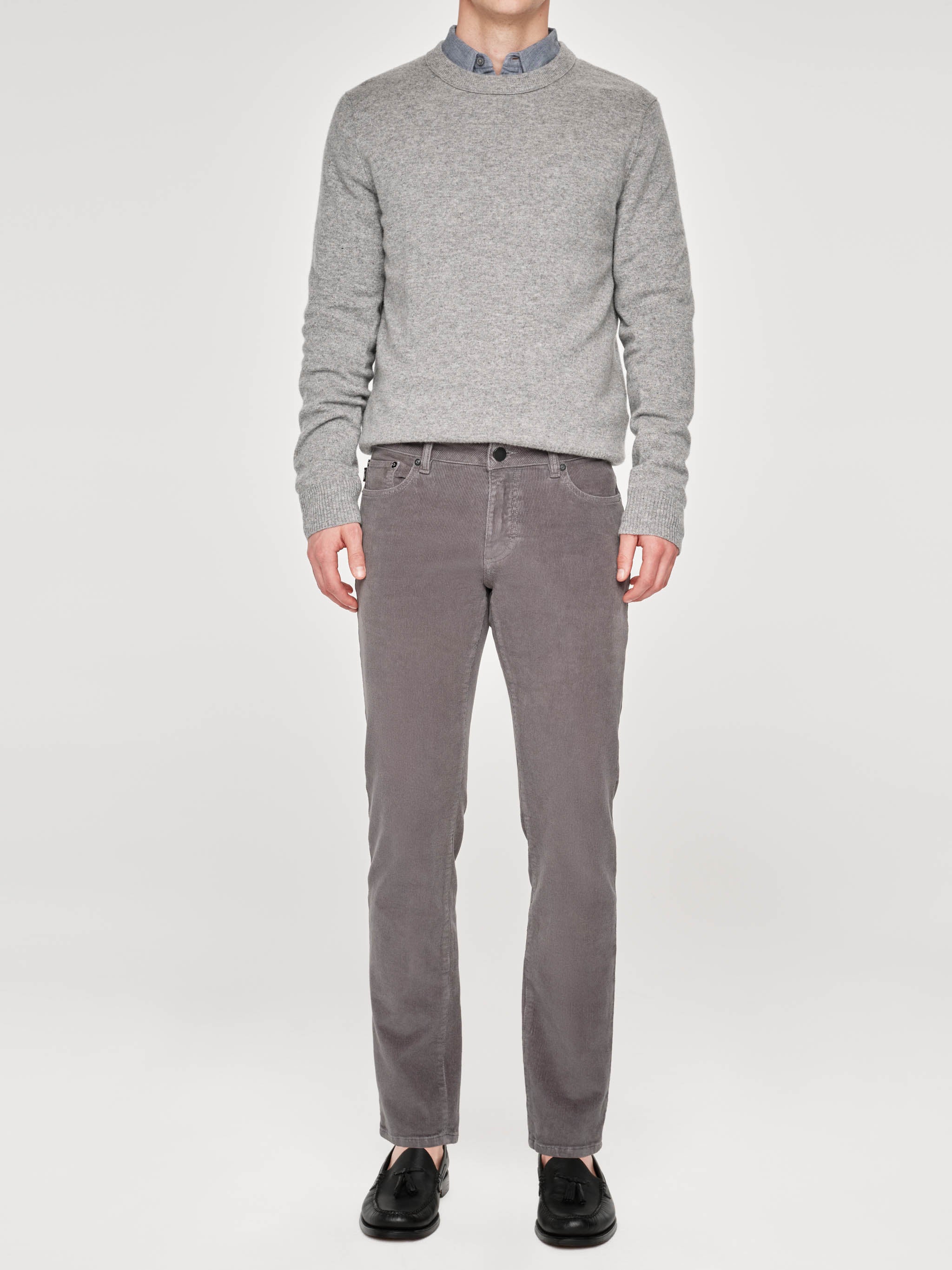 Nick Slim Pants | Shark Grey Corduroy