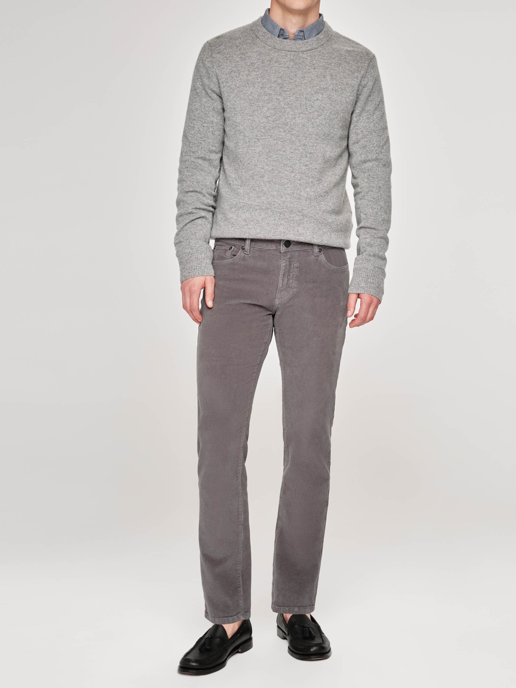 Nick Slim Pants | Shark Grey Corduroy