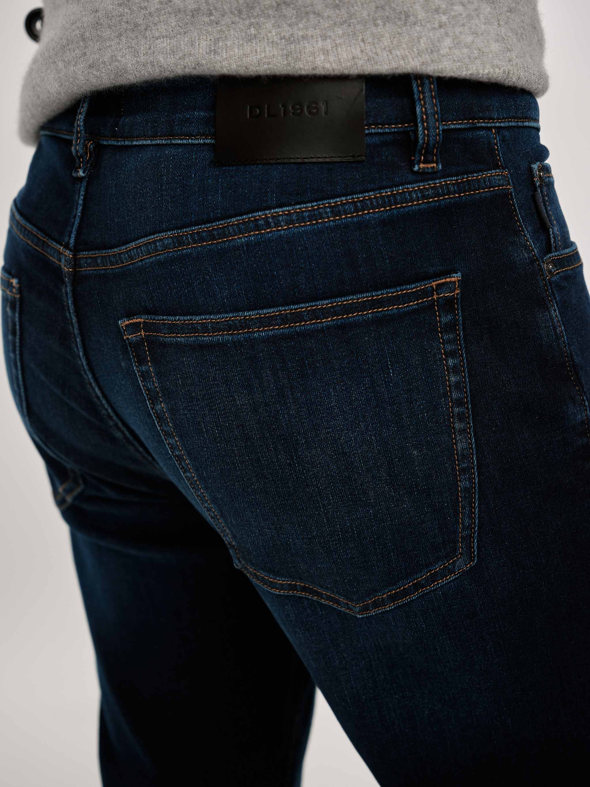 Russell Slim Straight Jeans | Thunderbird (Dark Indigo)