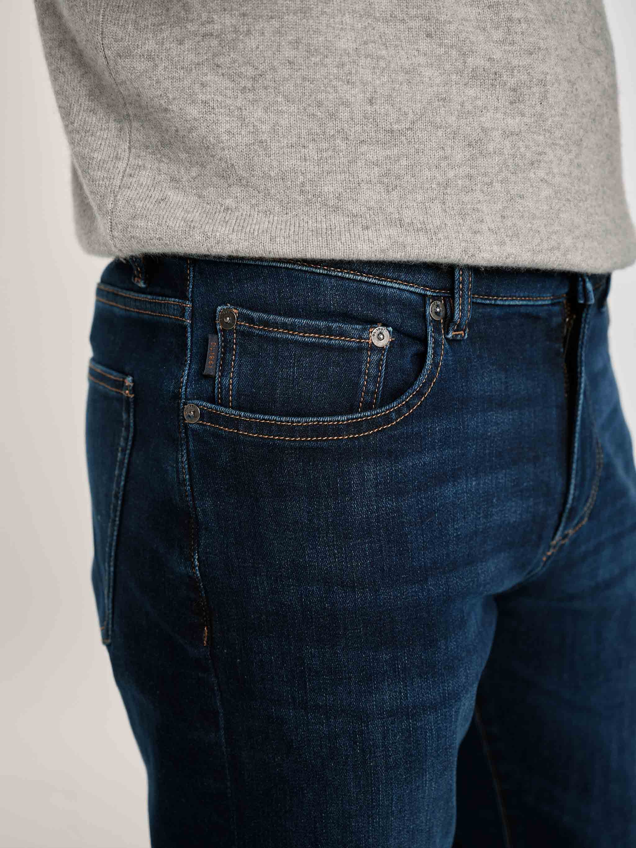 Russell Slim Straight Jeans | Thunderbird (Dark Indigo)