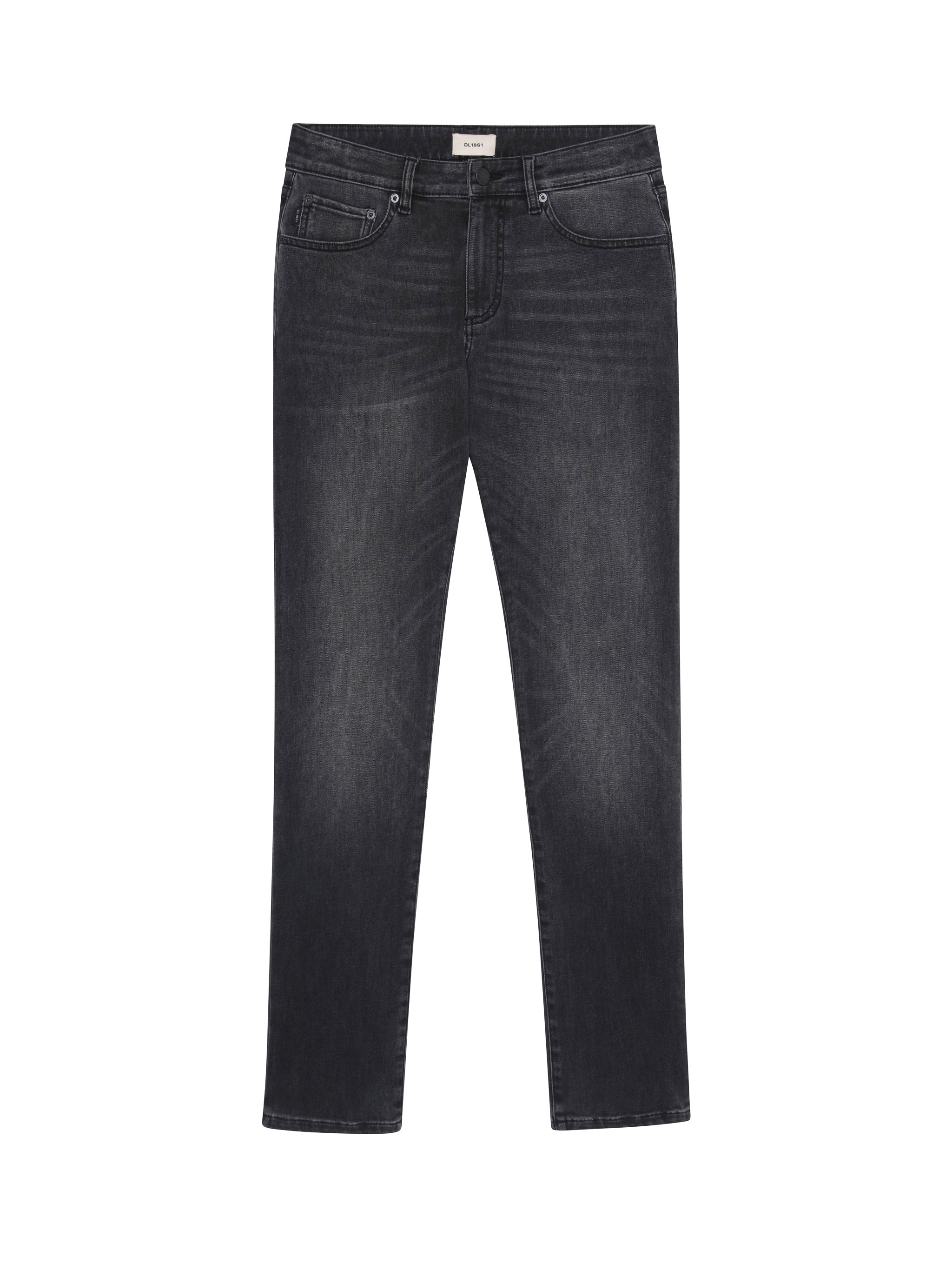 Russell Slim Straight Jeans | Sable (Washed Black)