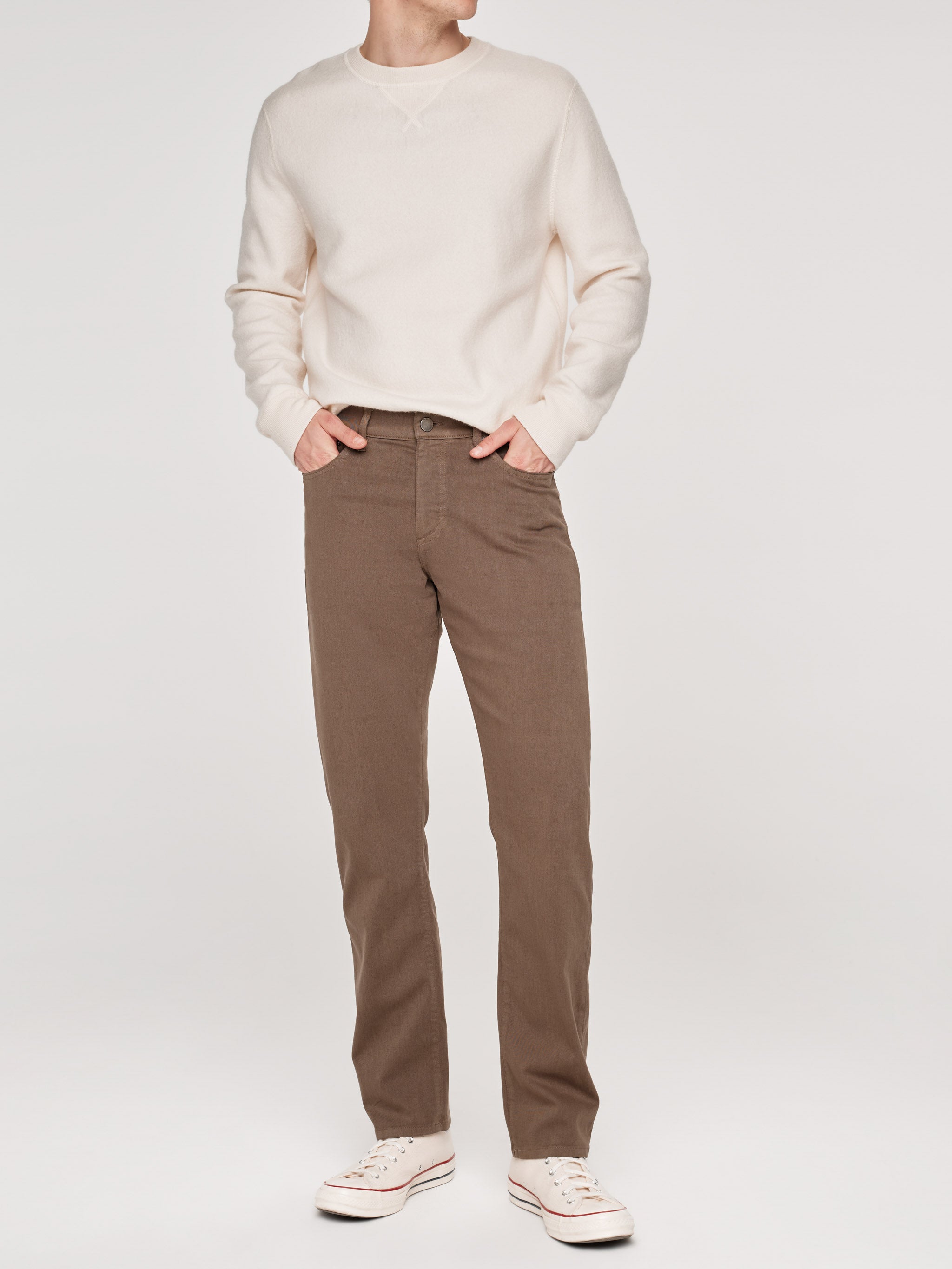 Russell Slim Straight Pants | Olivebridge (Green)