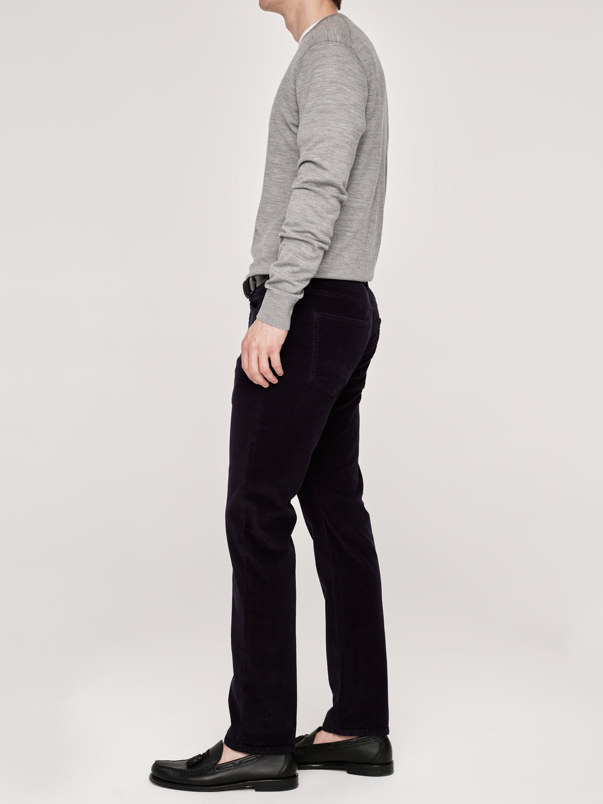 Russell Slim Straight Pants | Skyline Corduroy (Navy)