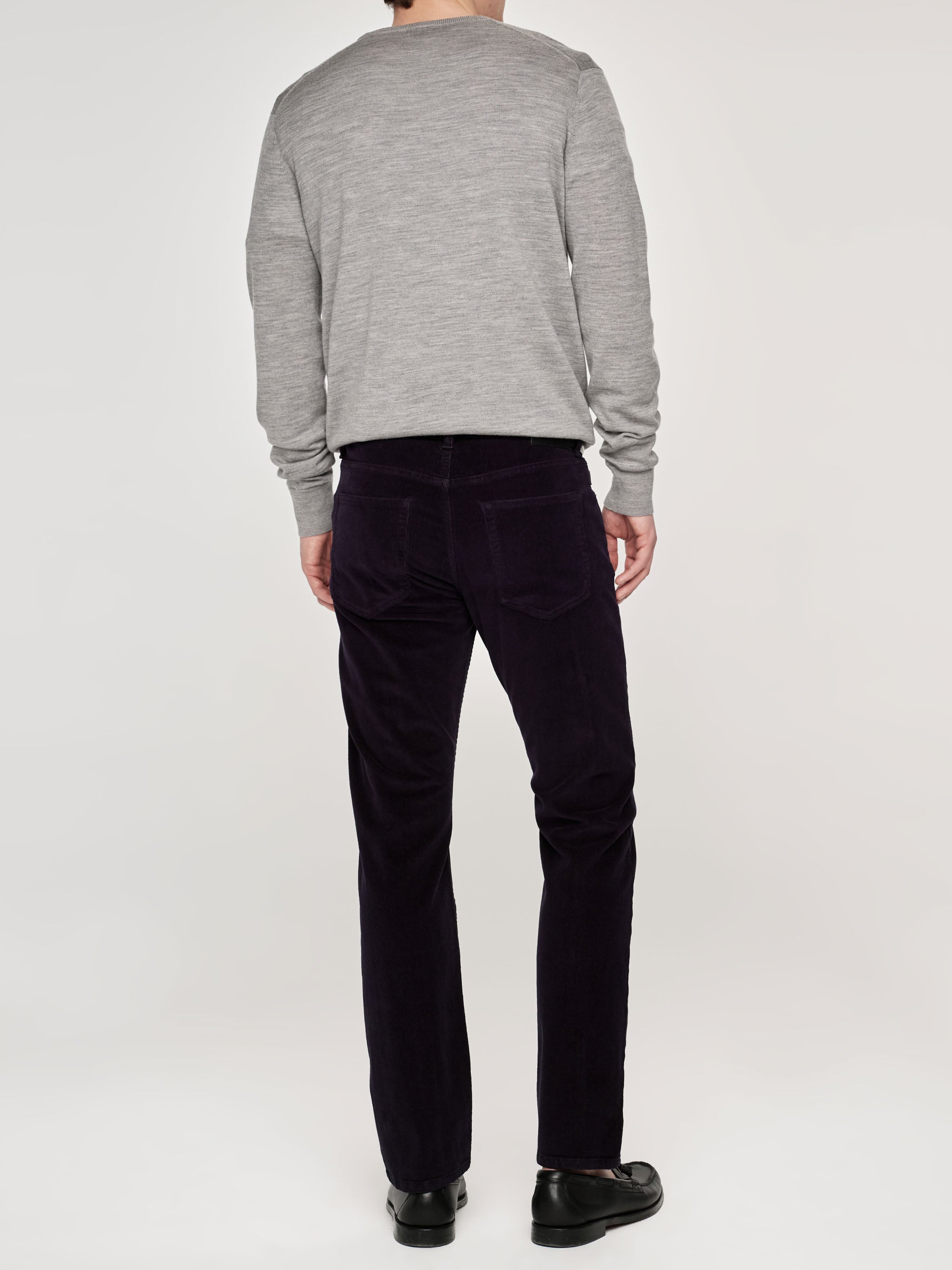 Russell Slim Straight Pants | Skyline Corduroy (Navy)