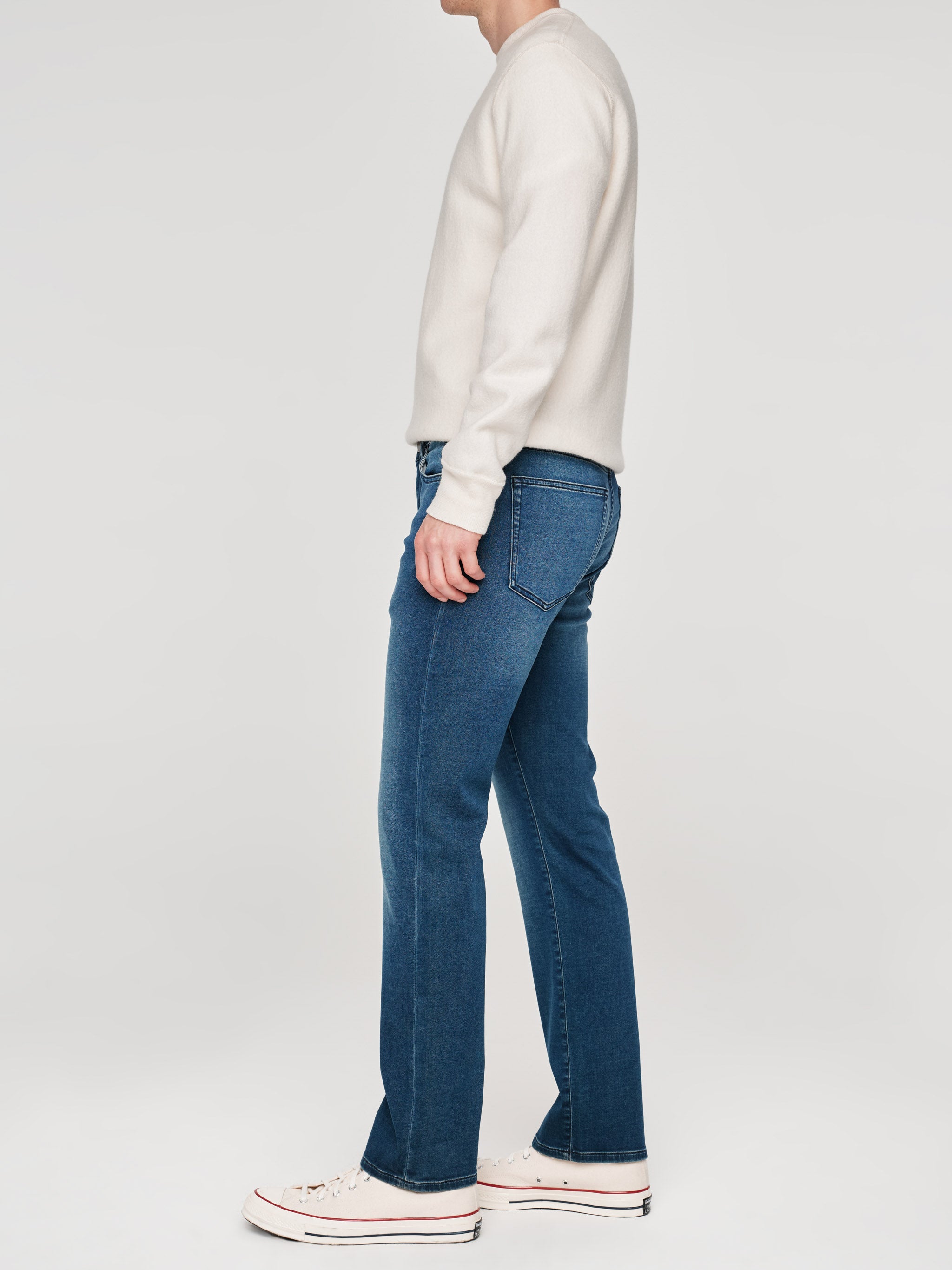 Avery Relaxed Straight Jeans | Chesapeake (Mid Indigo)