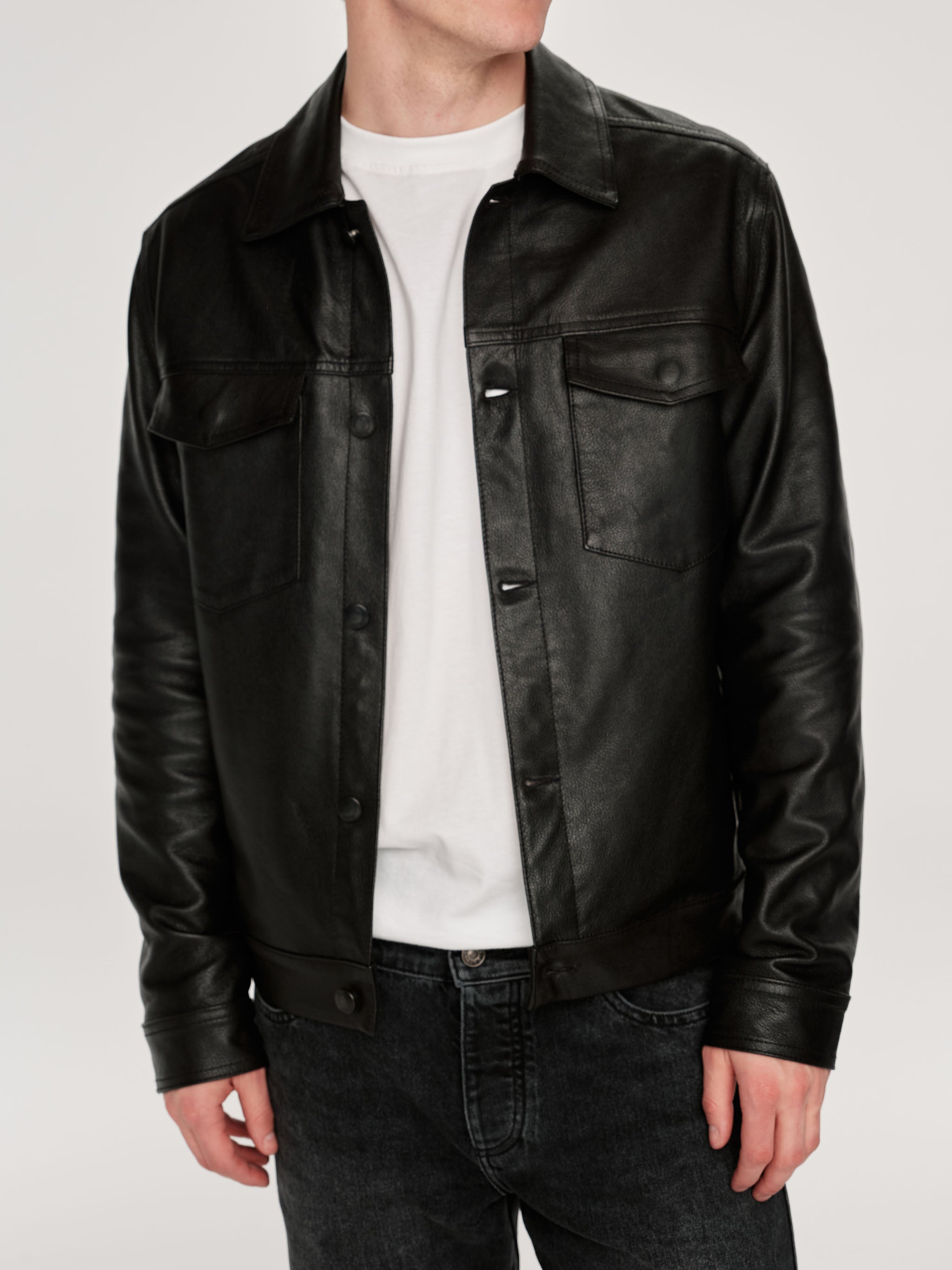 Vaughn Trucker Jacket | Obsidian (Black)