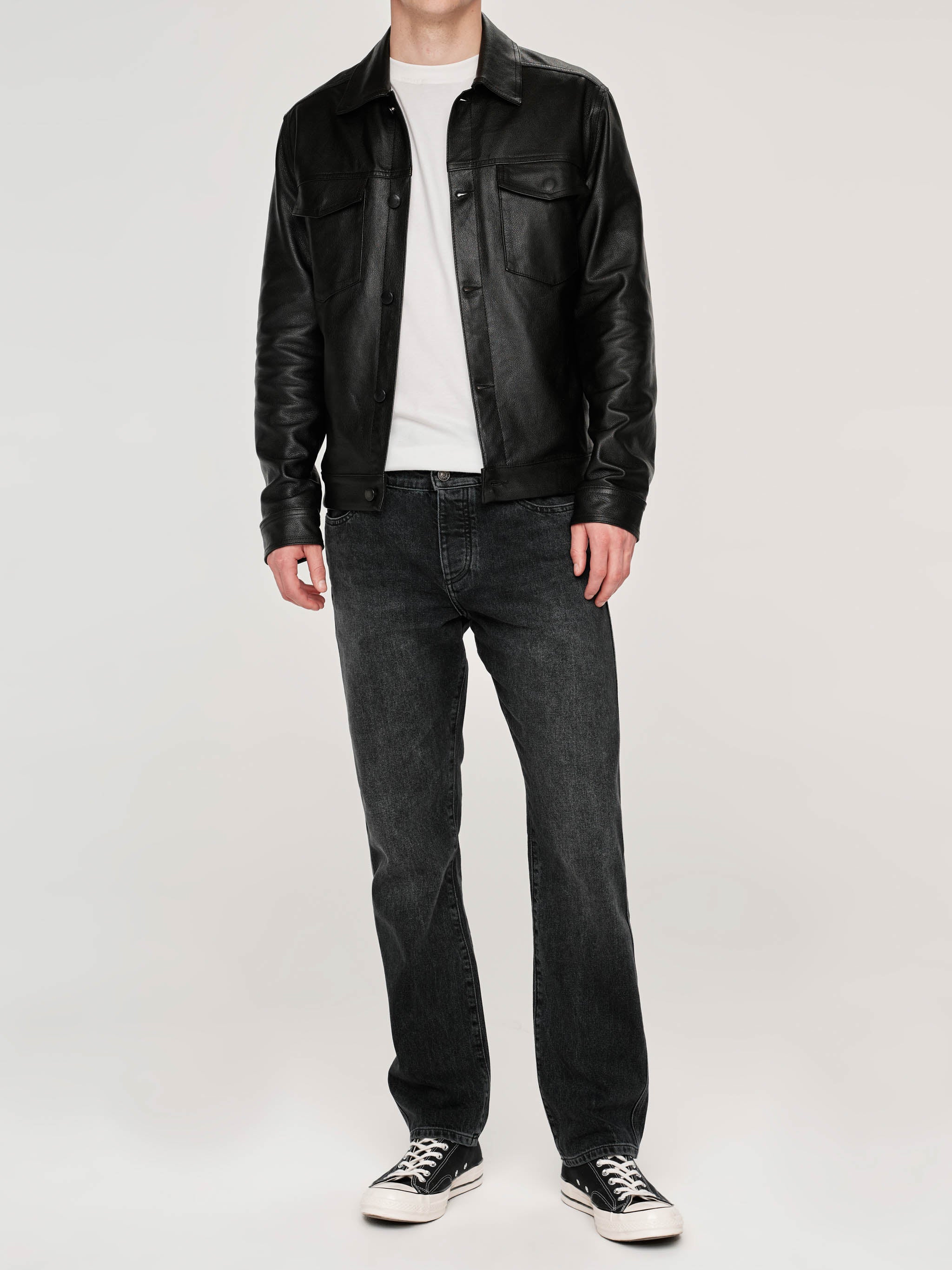 Vaughn Trucker Jacket | Obsidian (Black)