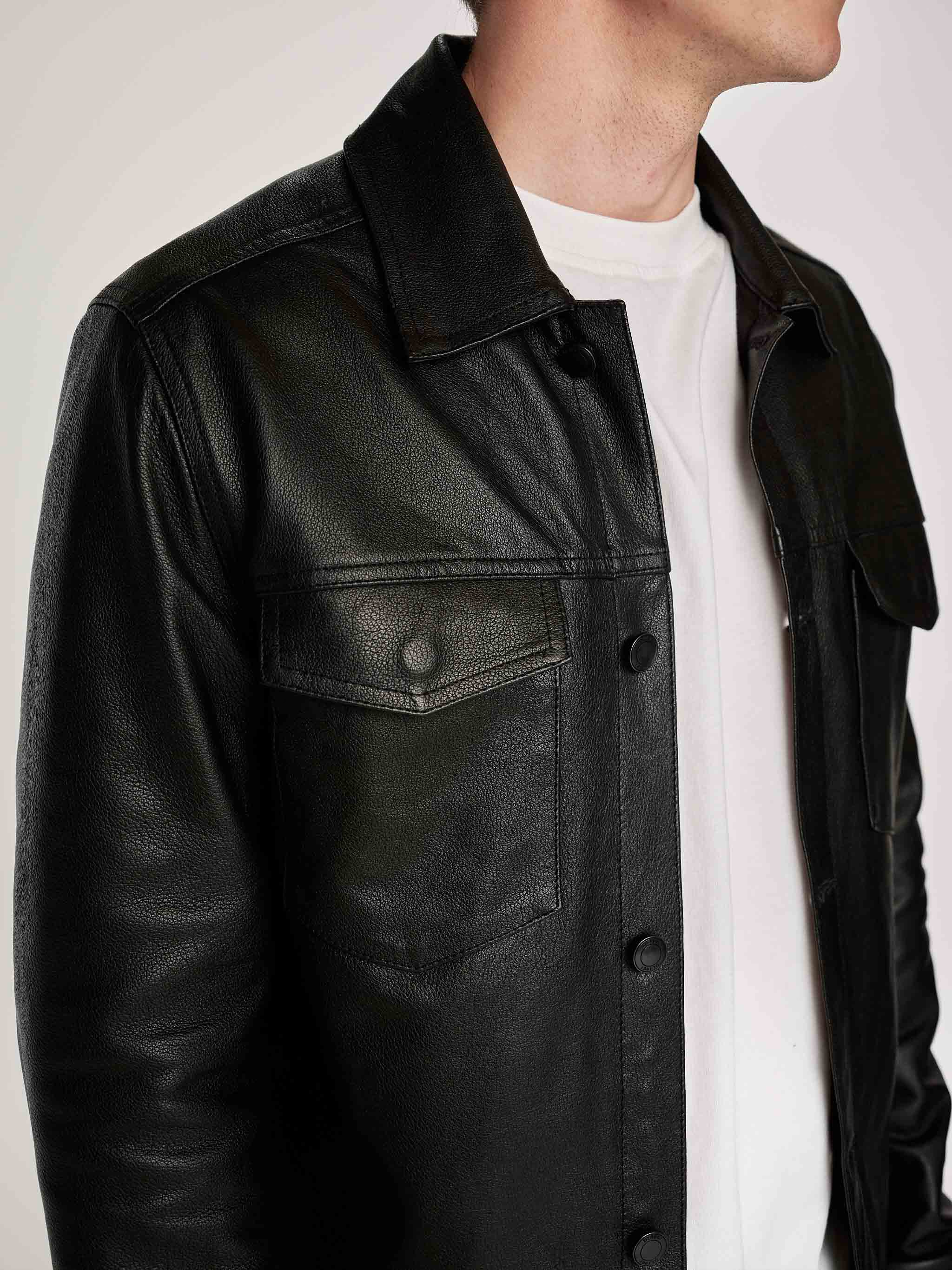 Vaughn Trucker Jacket | Obsidian (Black)