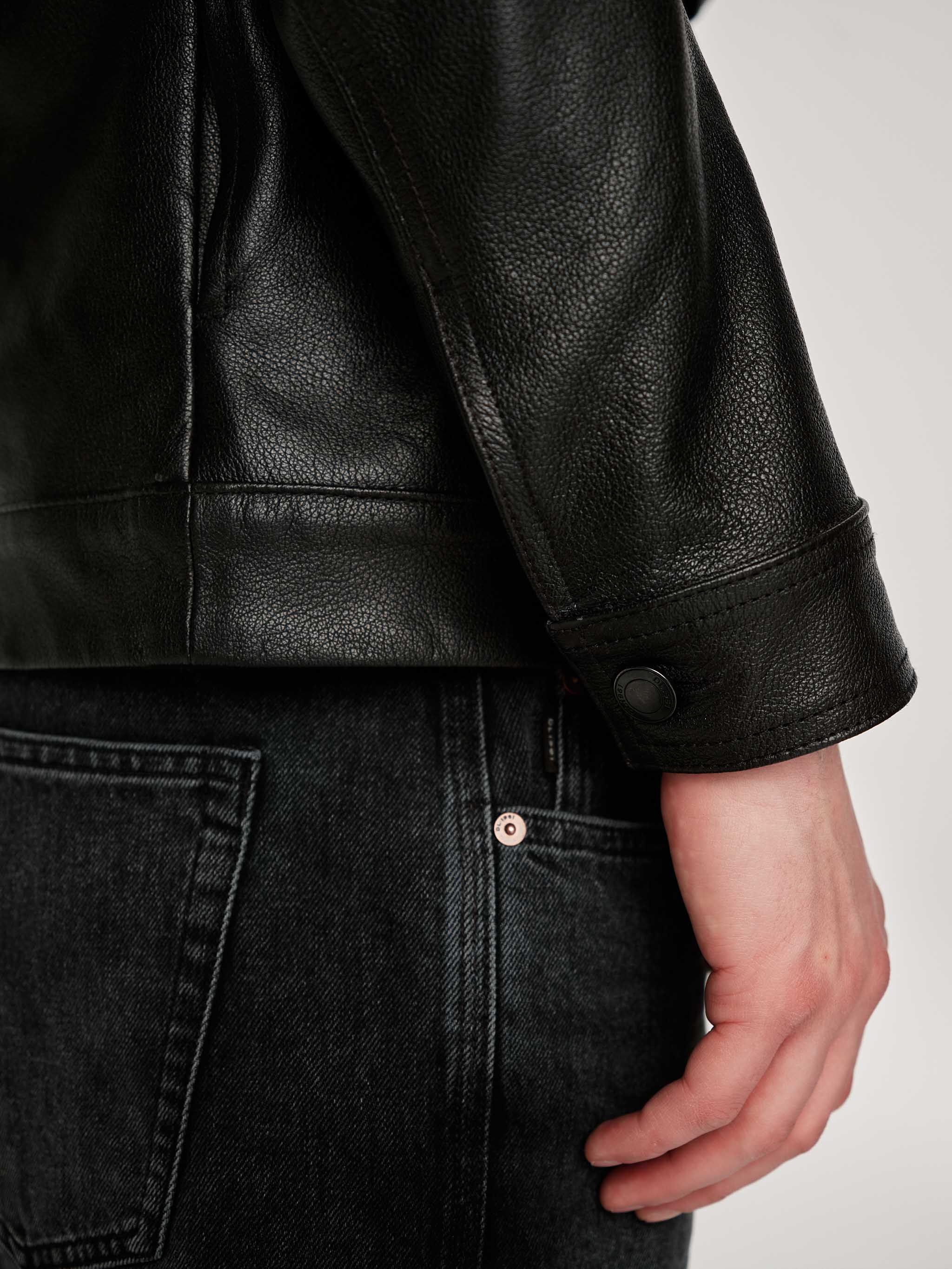 Vaughn Trucker Jacket | Obsidian (Black)