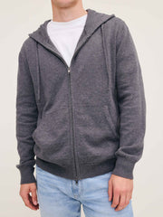 Zip-Up Hoodie | Charcoal Grey