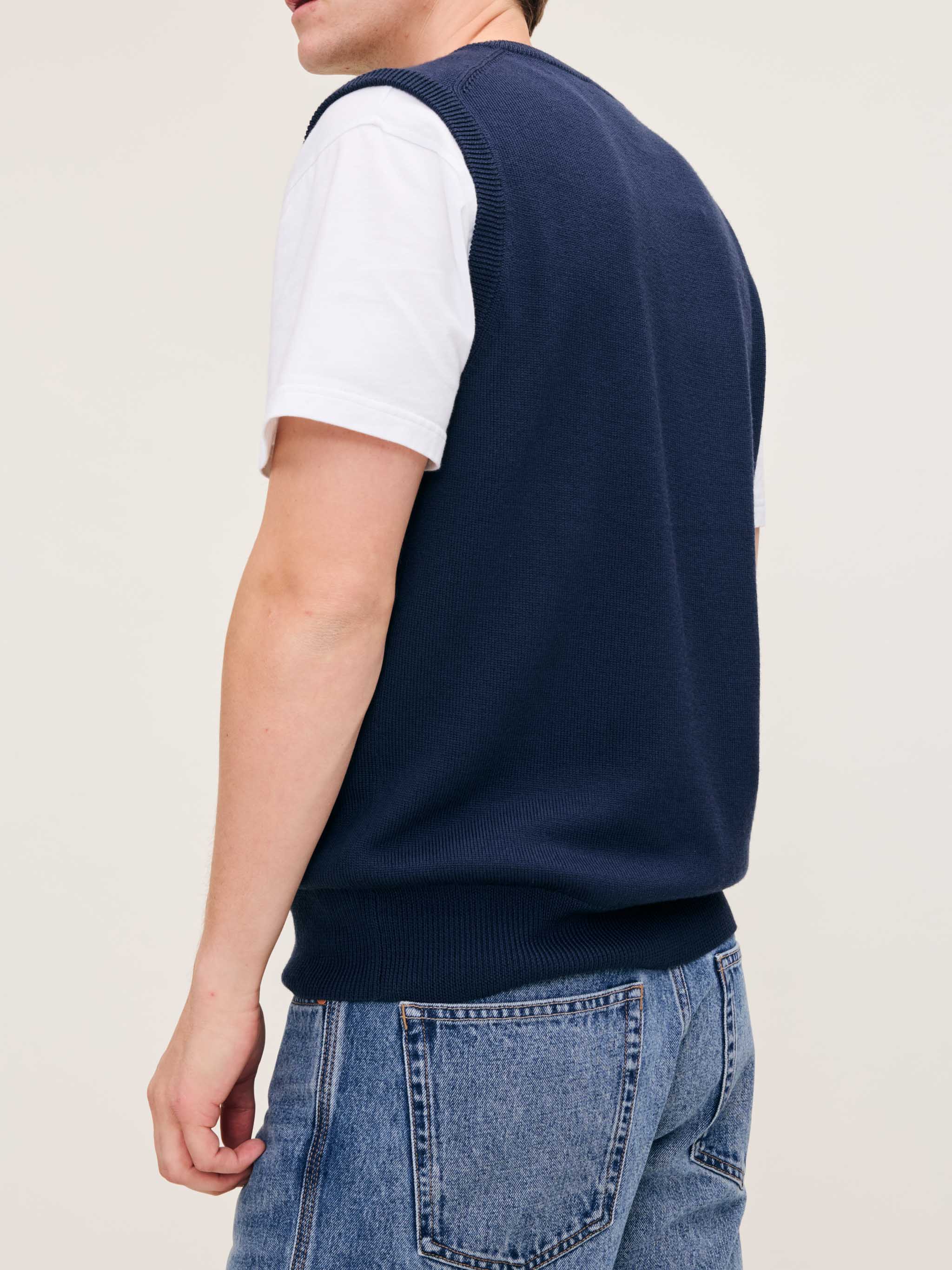 Men's Blue Sweater Vest