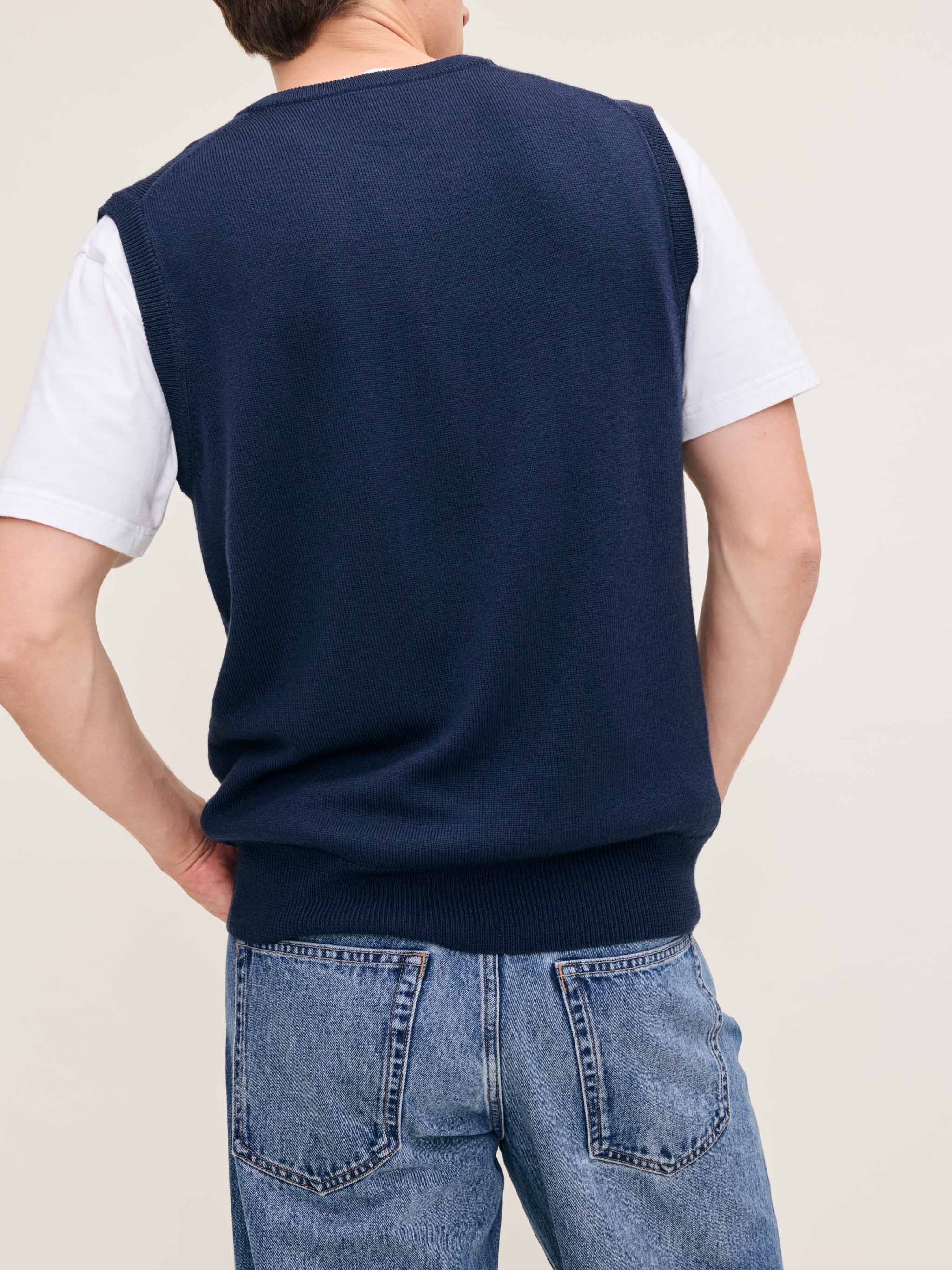 Men's Blue Sweater Vest