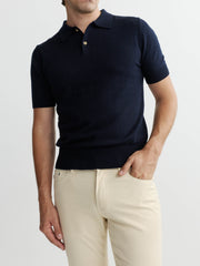 Knit Polo Short Sleeve | Navy