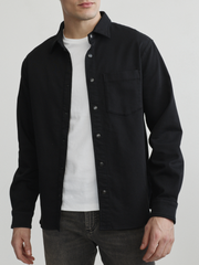 Dominick Knit Denim Shirt | Cavern