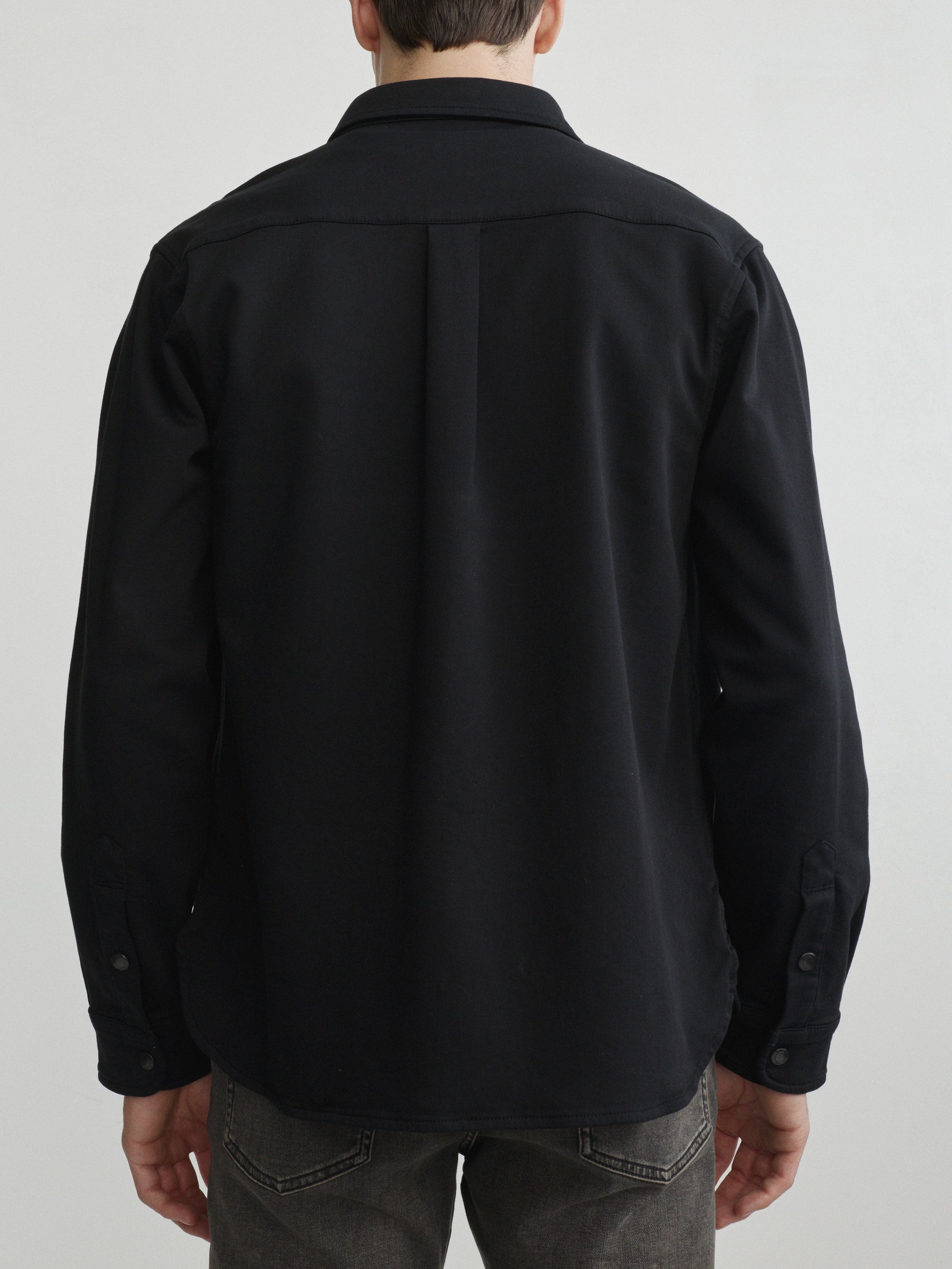 Dominick Knit Denim Shirt | Cavern