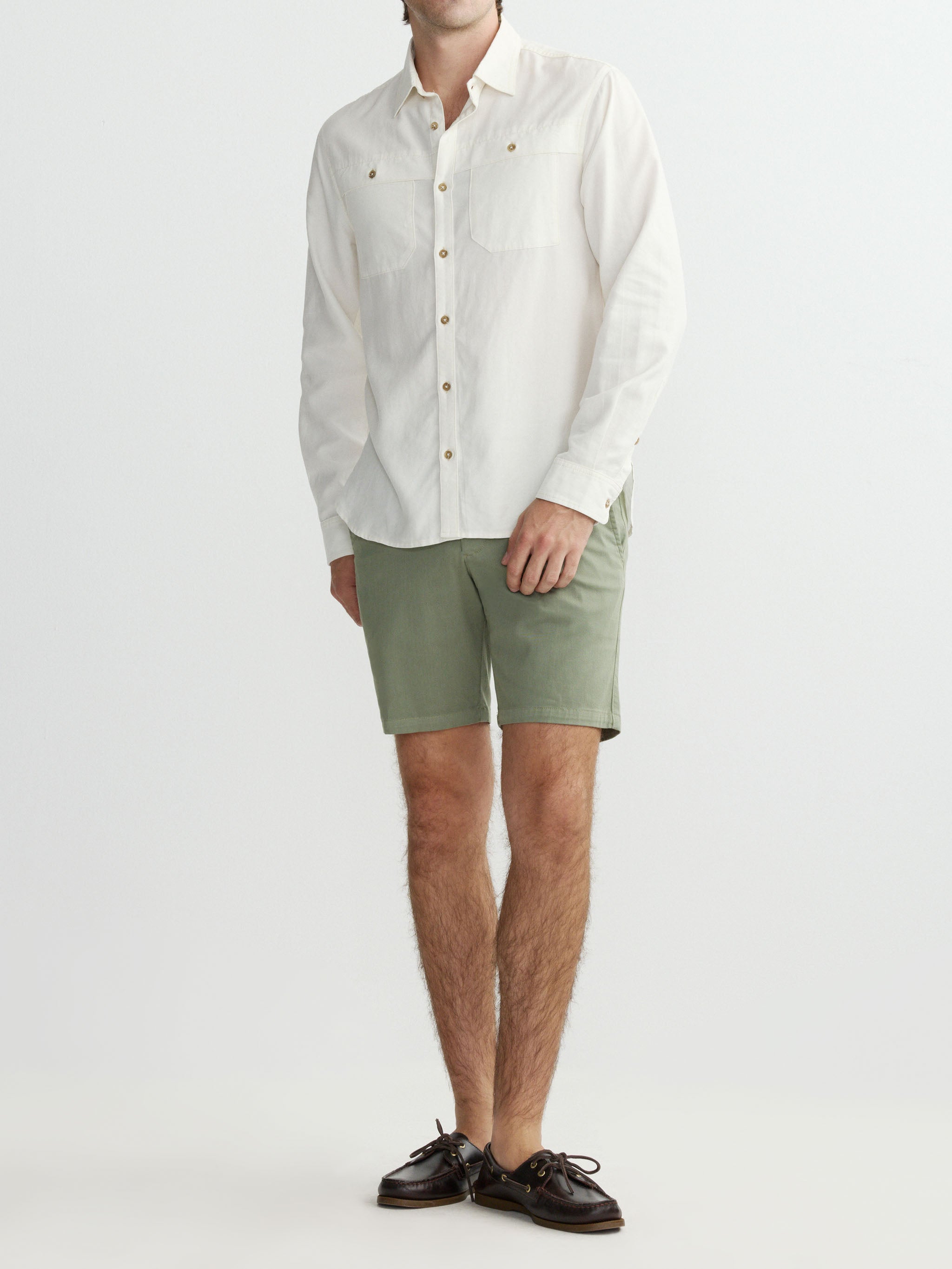 DL1961 Jake Chino Fit Shorts - Sage Green