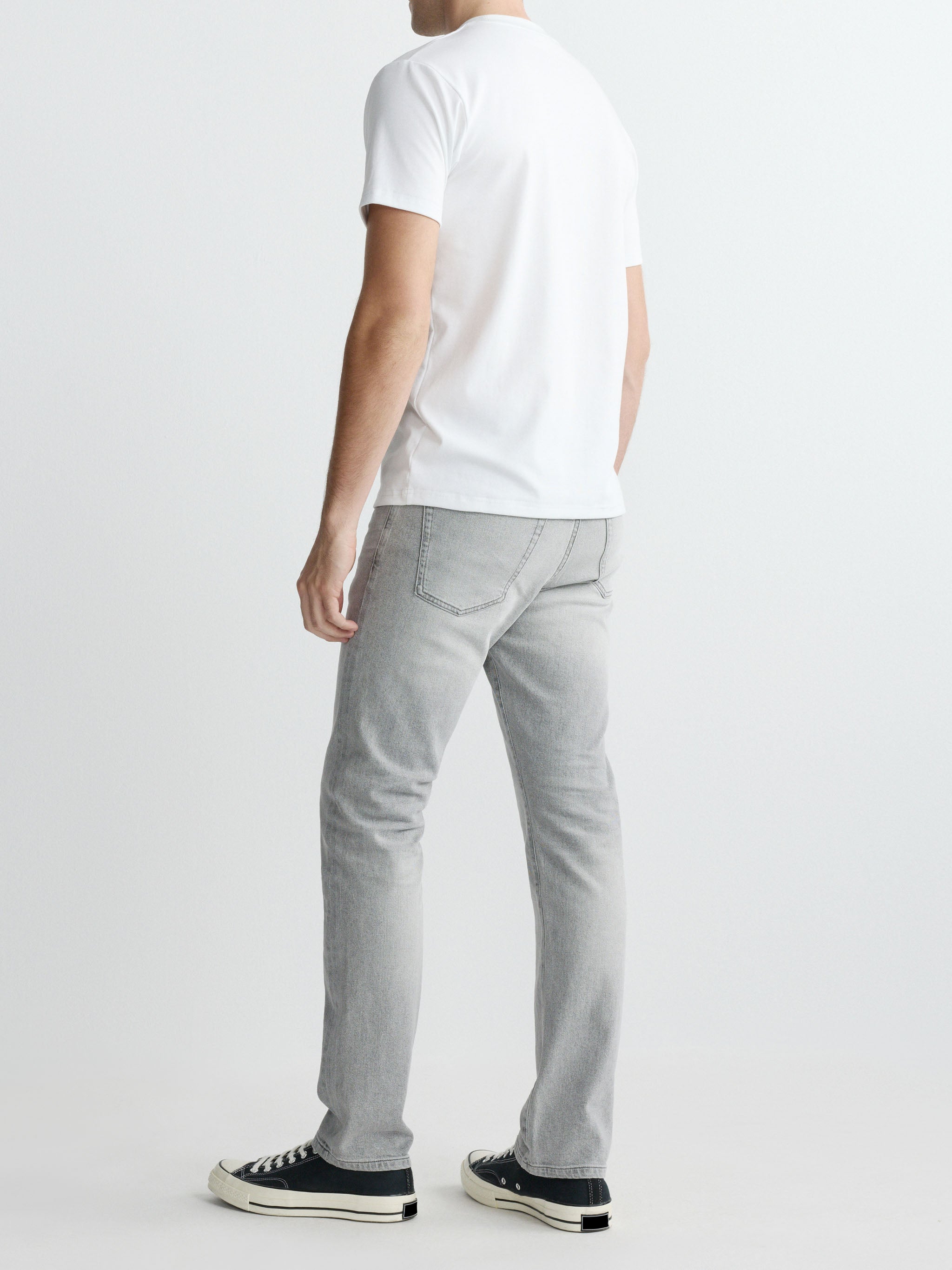 Ribbed Crewneck | White