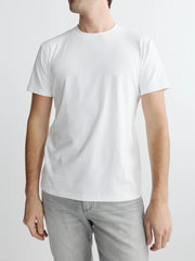 Ribbed Crewneck | White