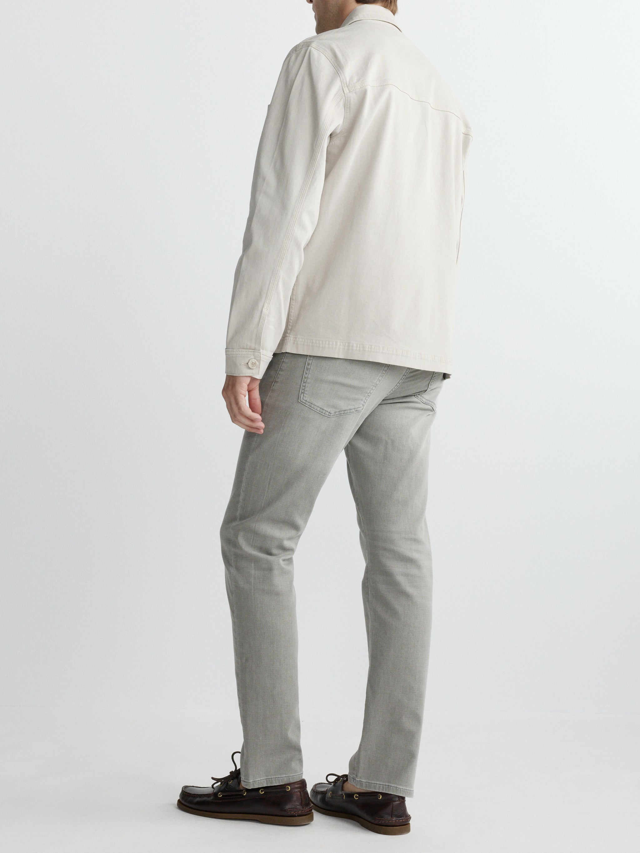 Sean Shirt Jacket | Chalk