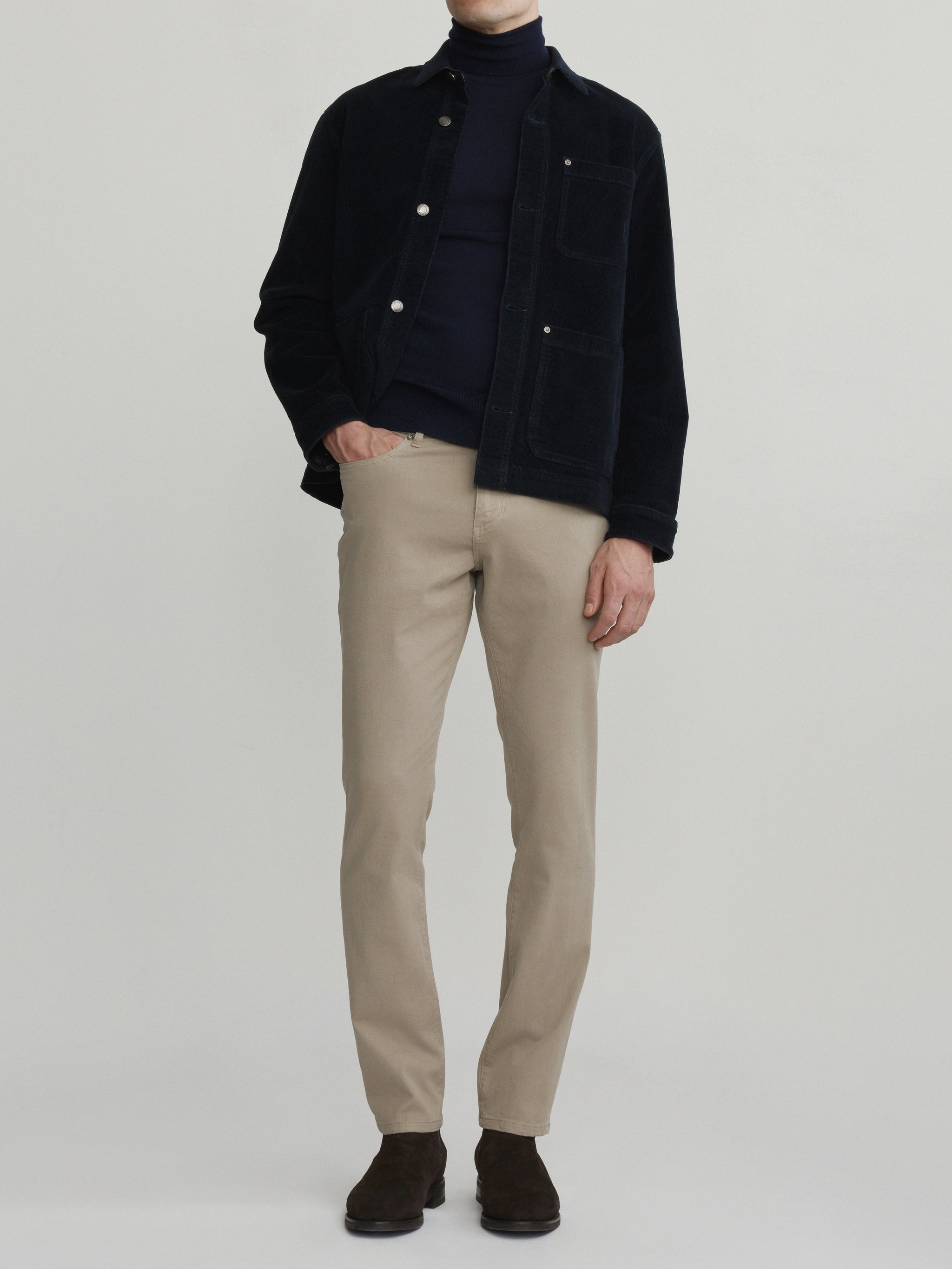 Nick Slim Pants | Taupe