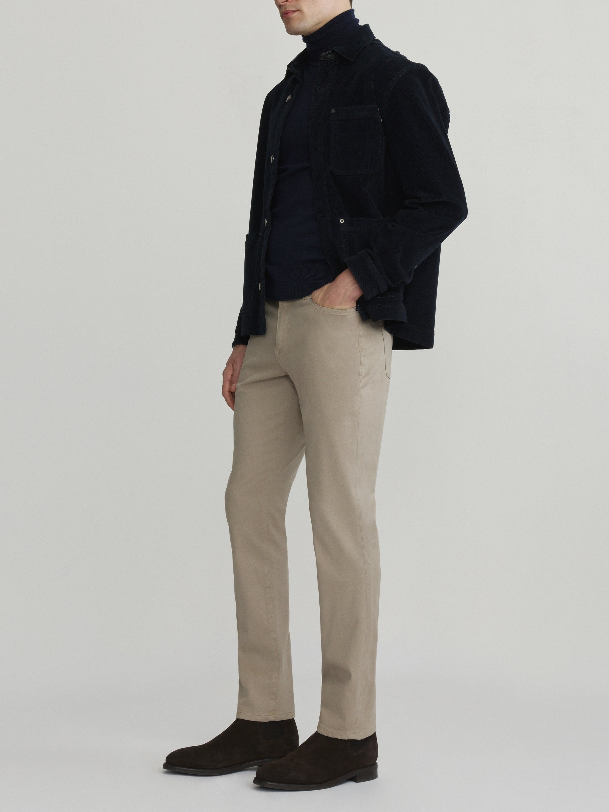 Nick Slim Pants | Taupe