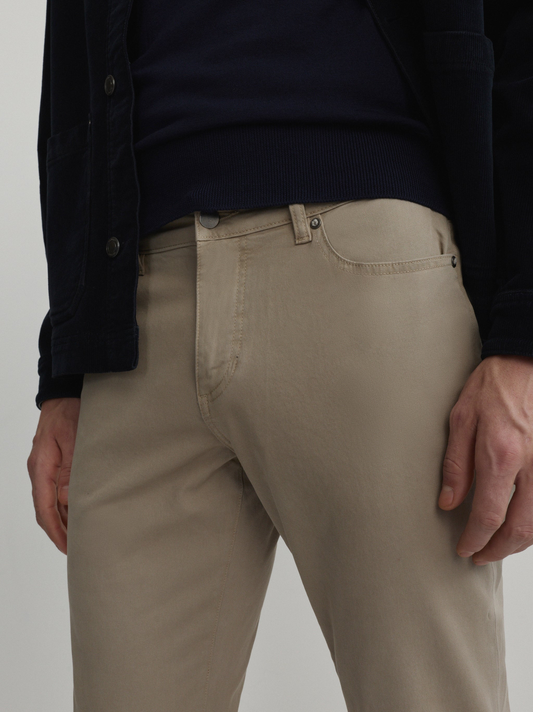 Nick Slim Pants | Taupe