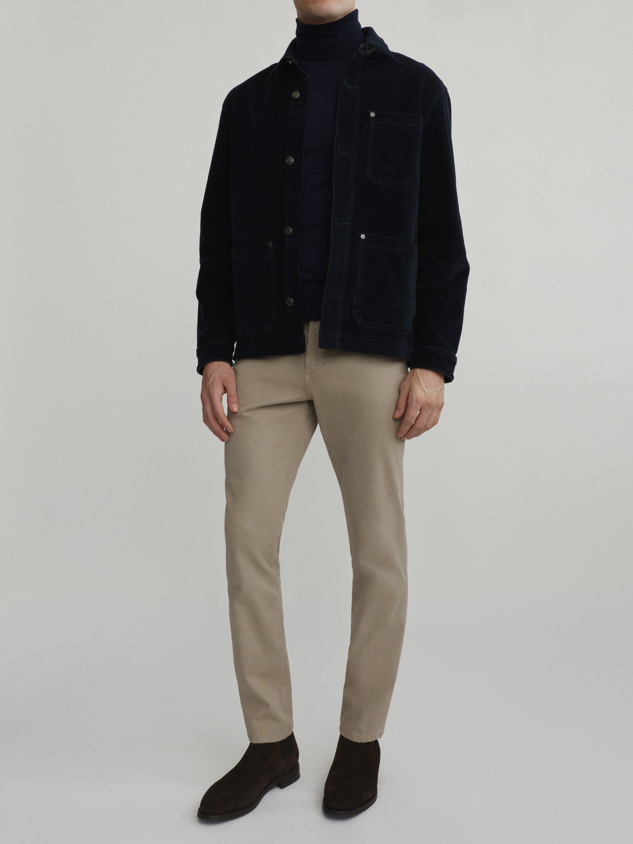 Sean Corduroy Shirt Jacket | Skyline