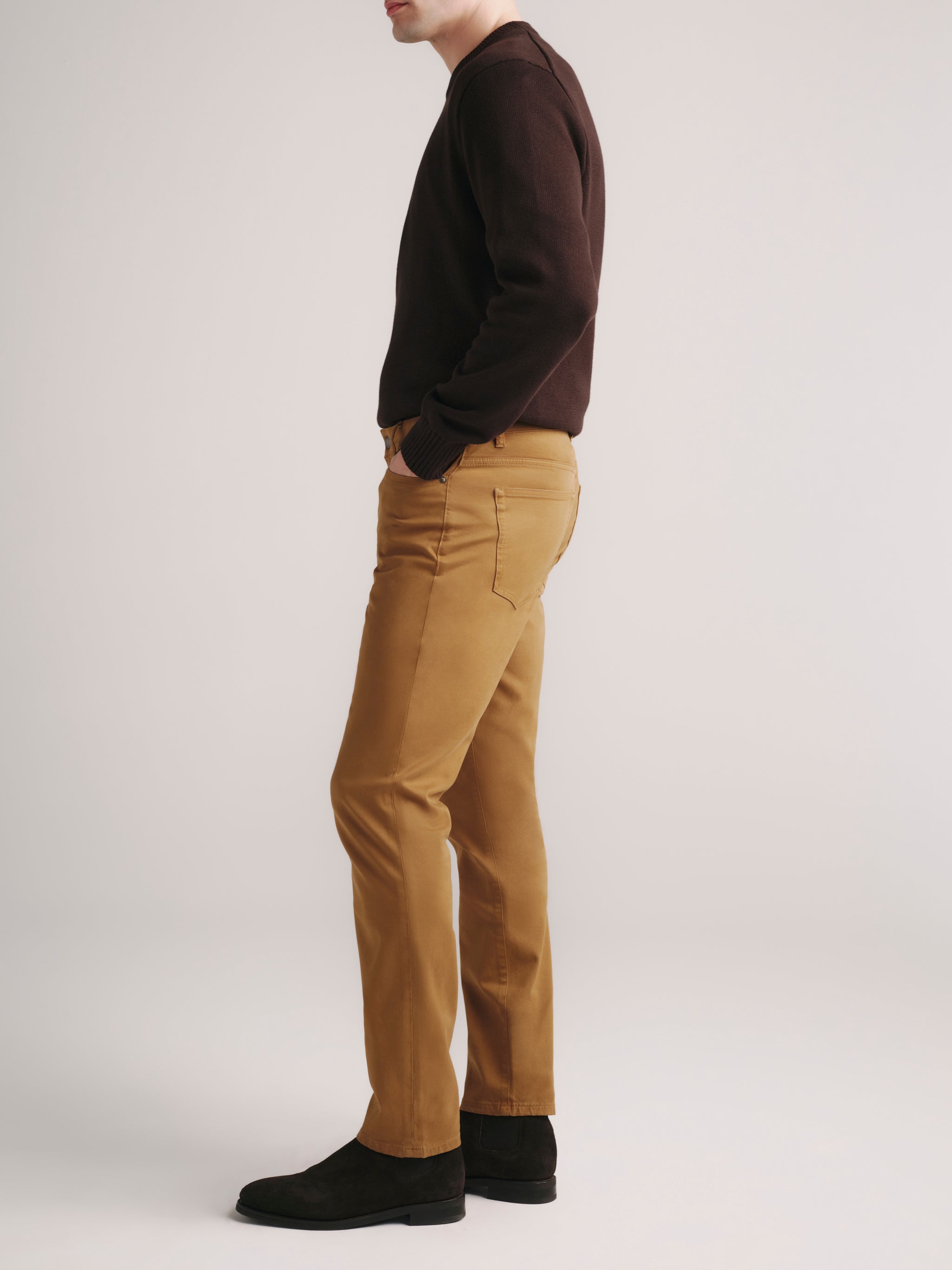Nick Slim Pants | Brass