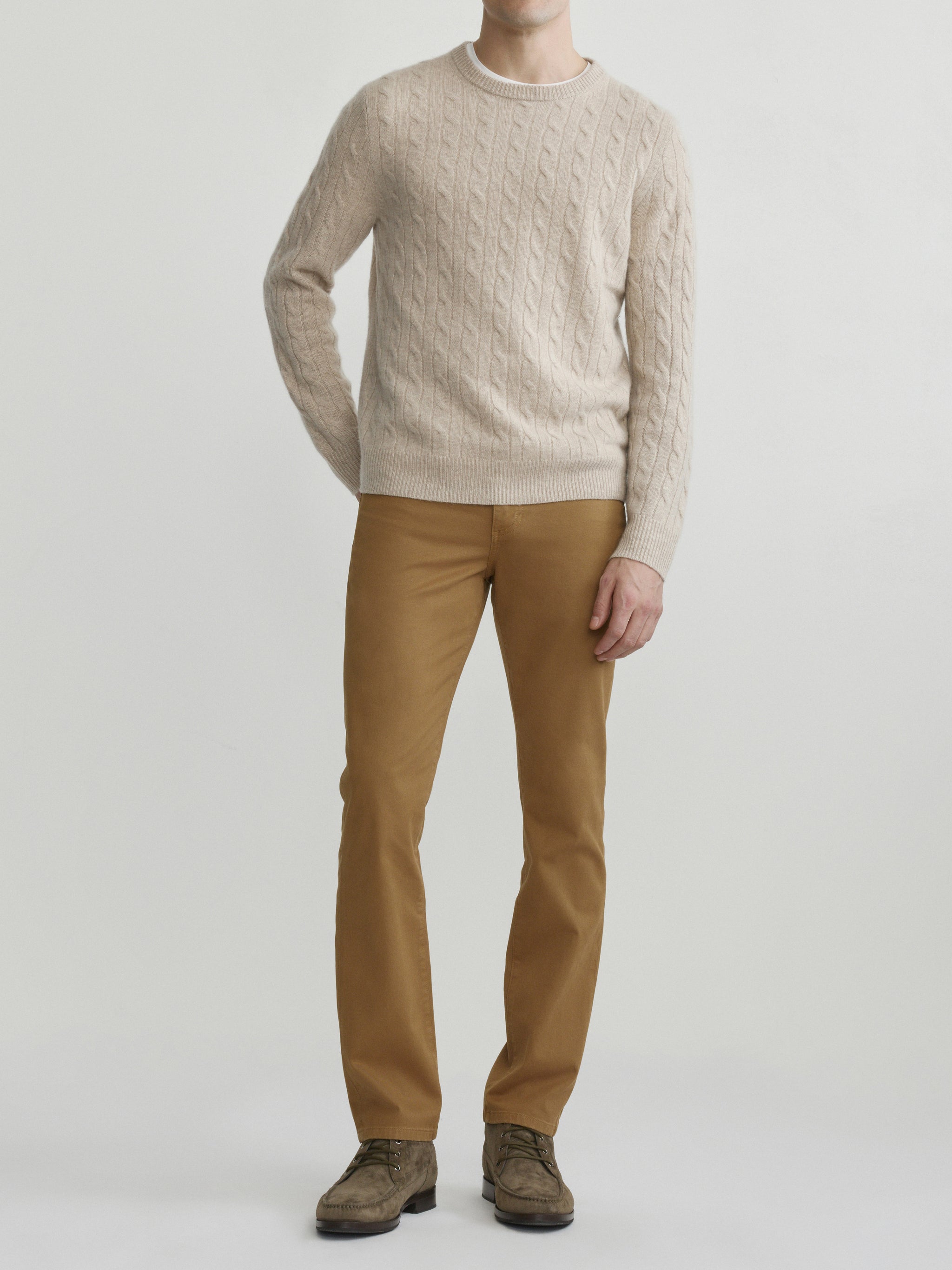 Russell Slim Straight Pants | Brass