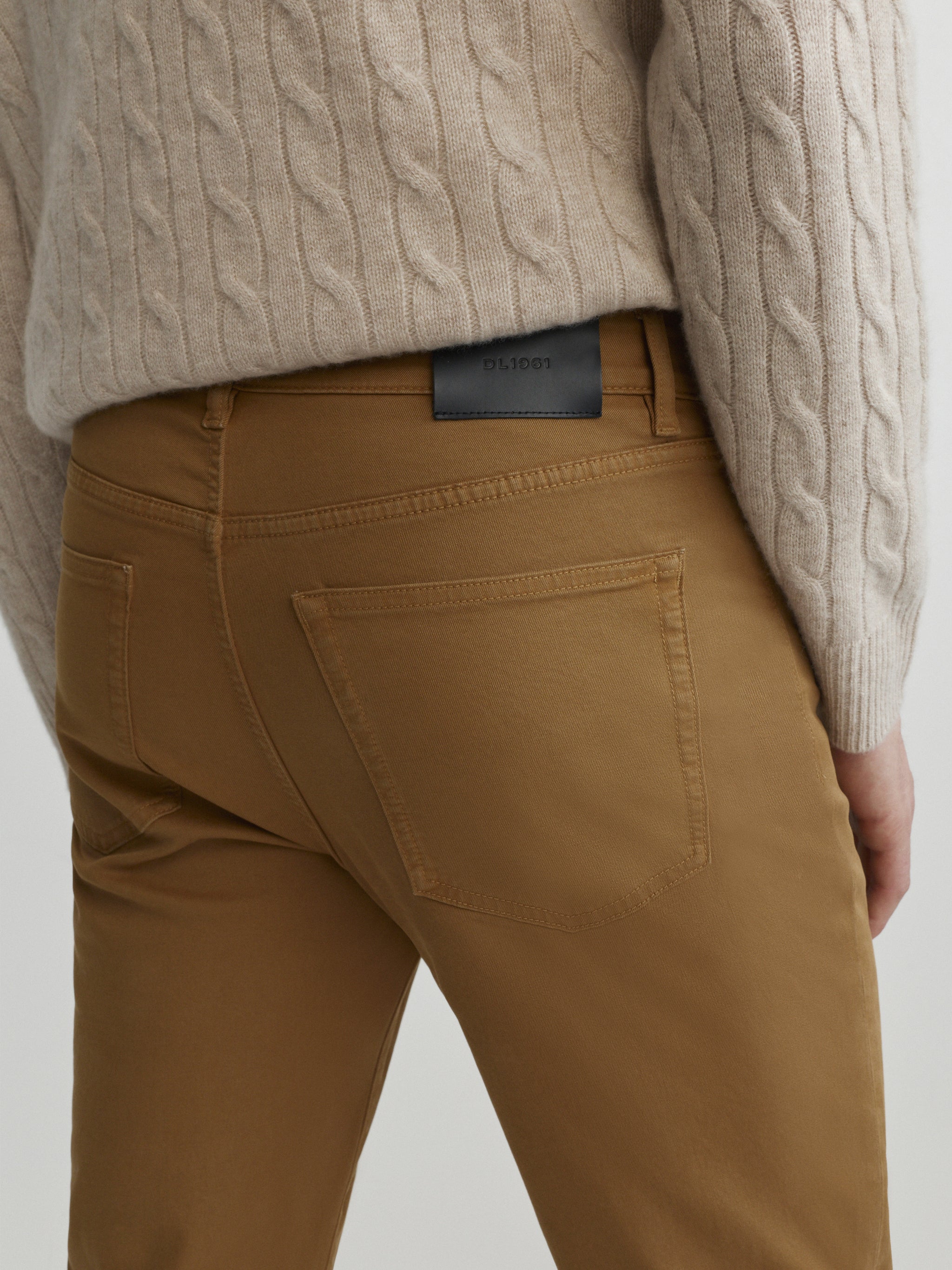 Russell Slim Straight Pants | Brass