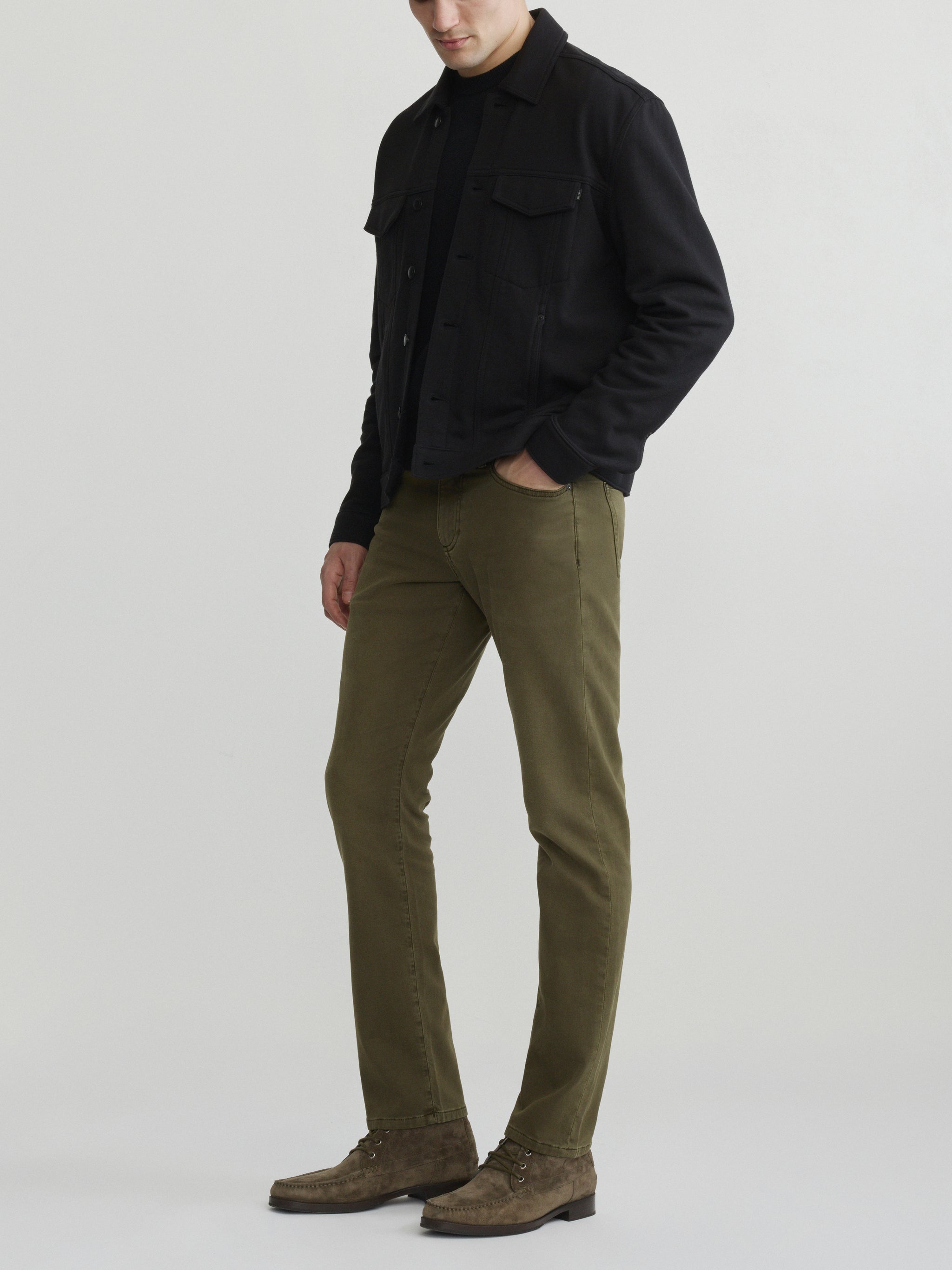 Russell Slim Straight Jeans | Olive