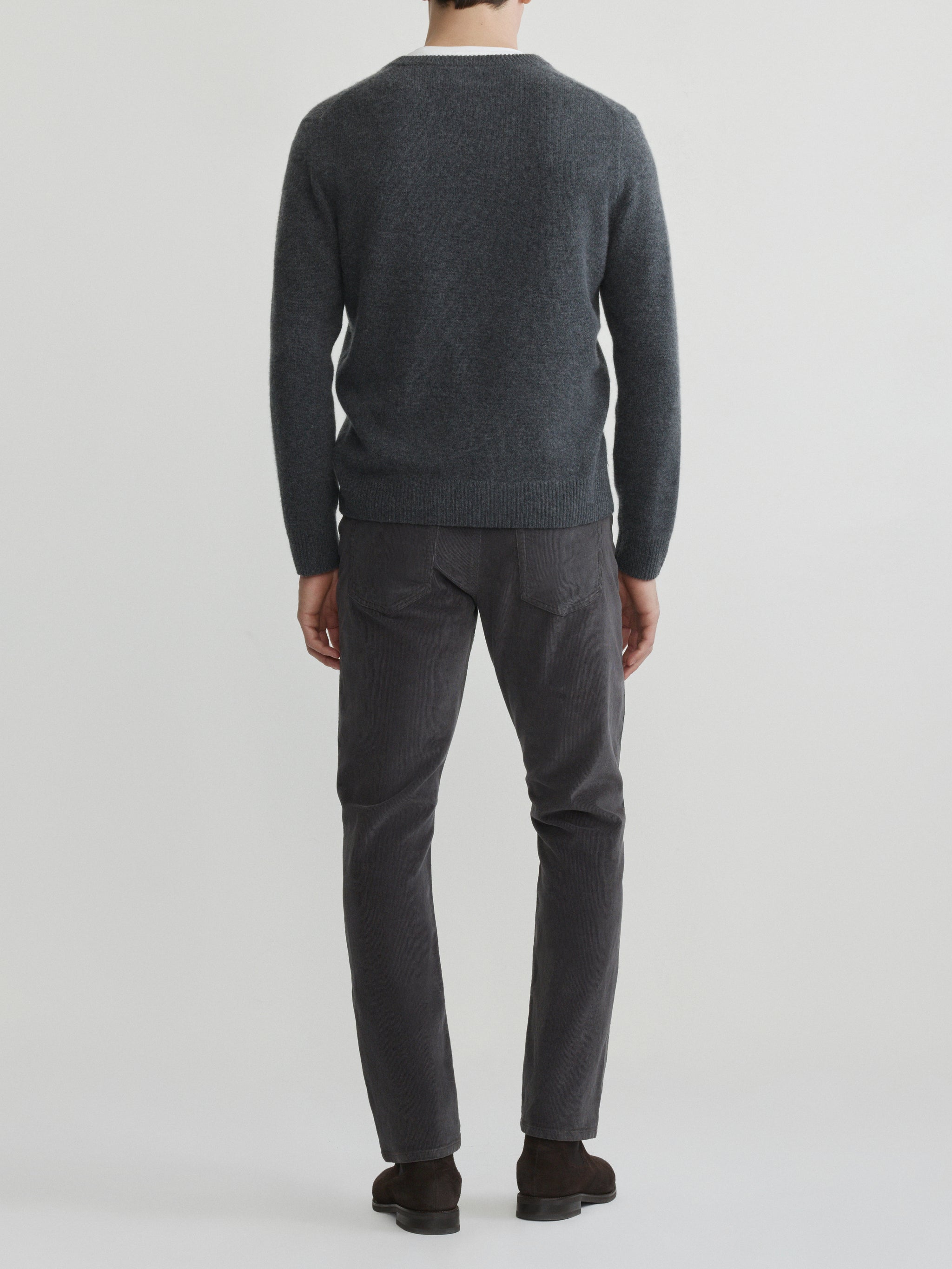 Russell Slim Straight Corduroy Pants | Graphite