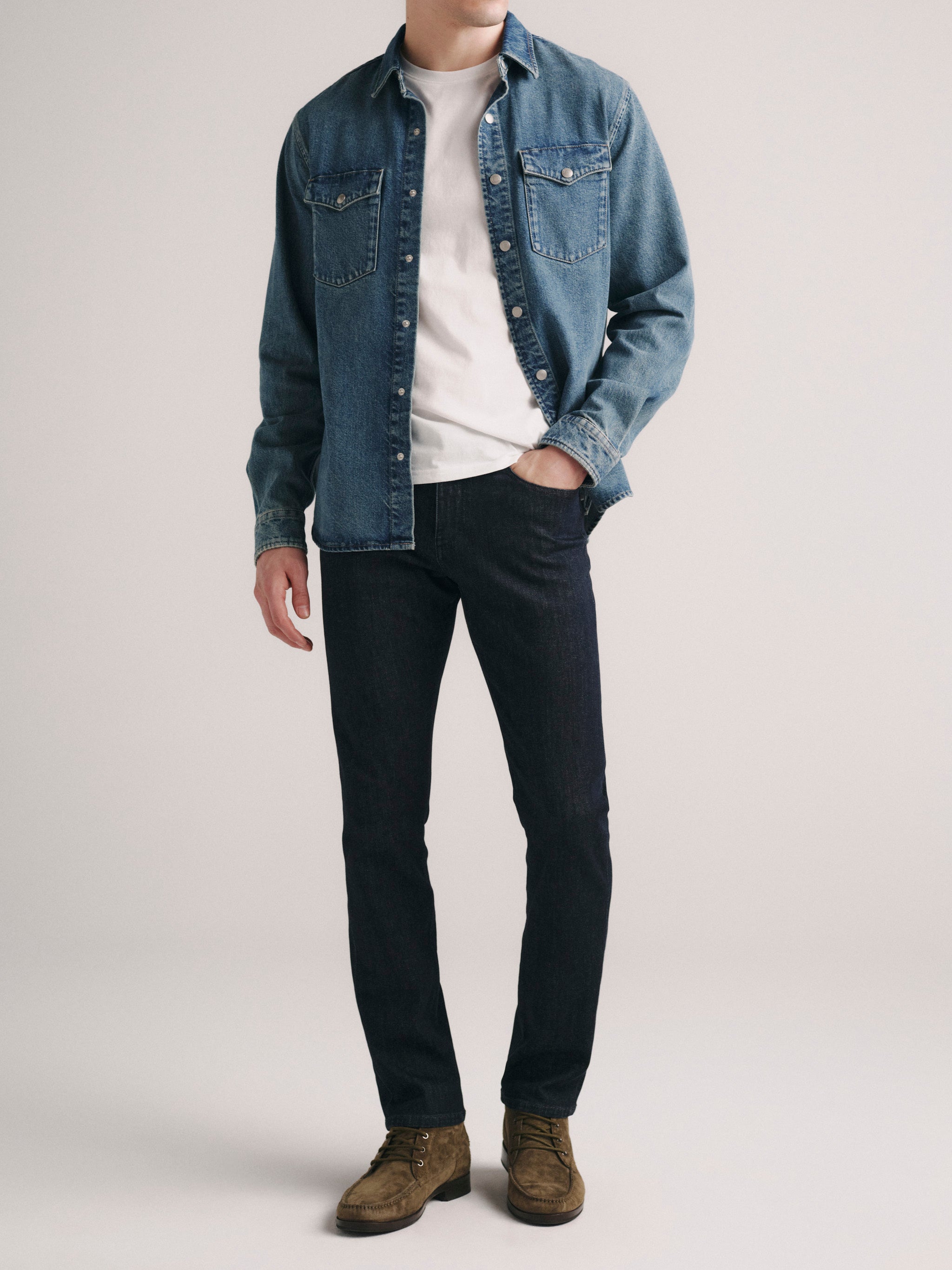 Russell Slim Straight Jeans | Crescent Harbor