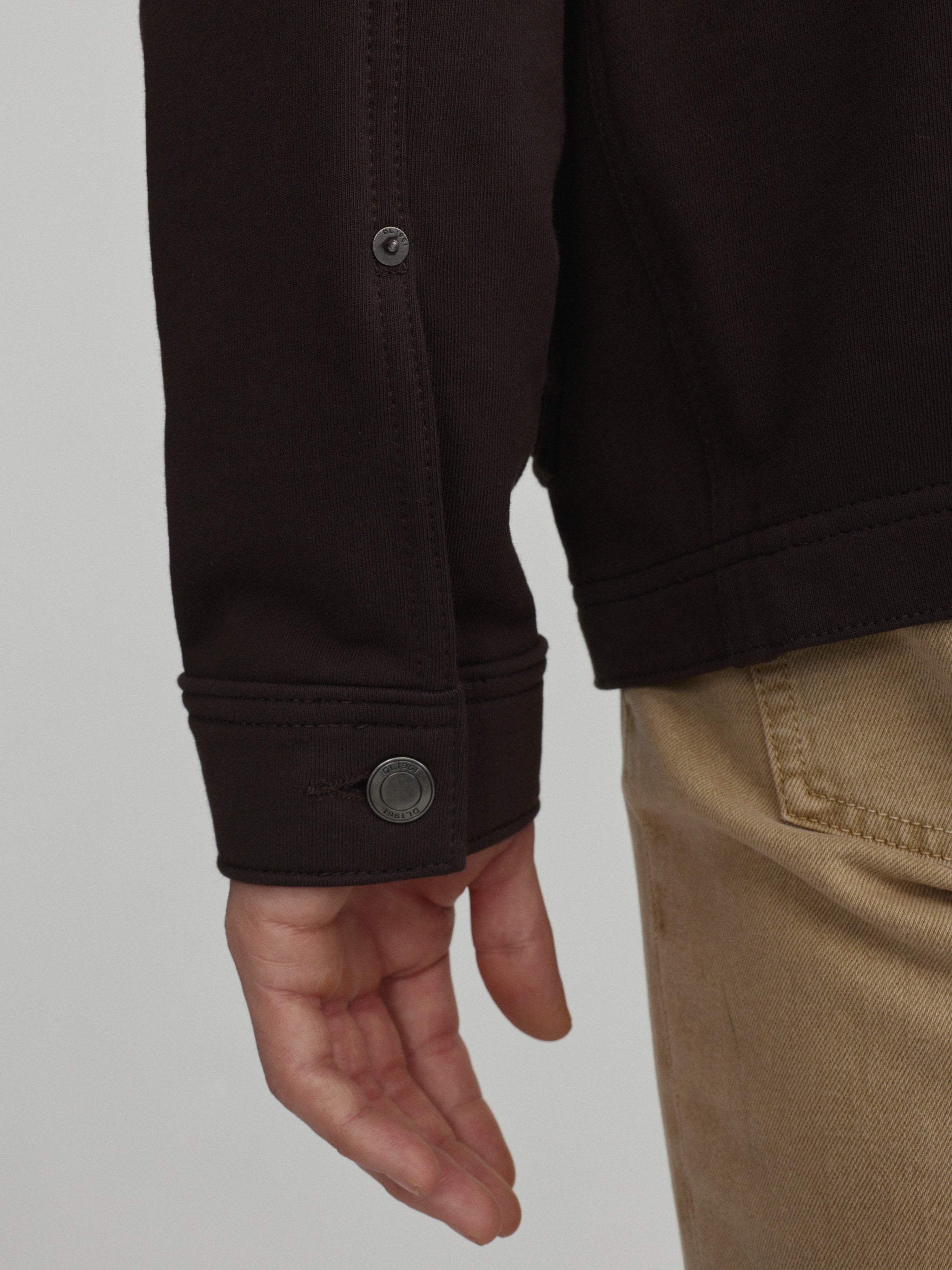 Sean Knit Shirt Jacket | Tobacco