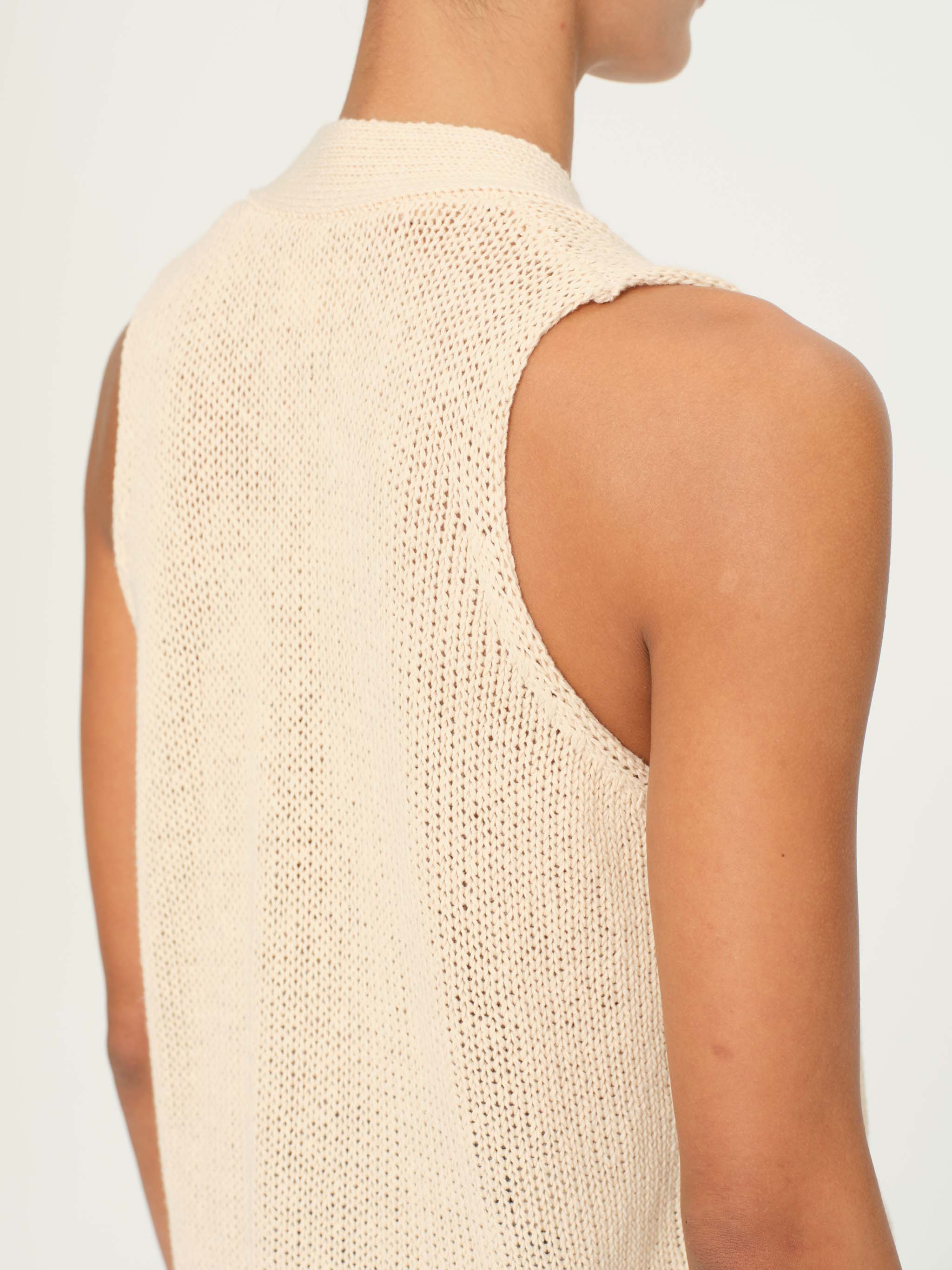 Inessa Sweater Vest | Natural