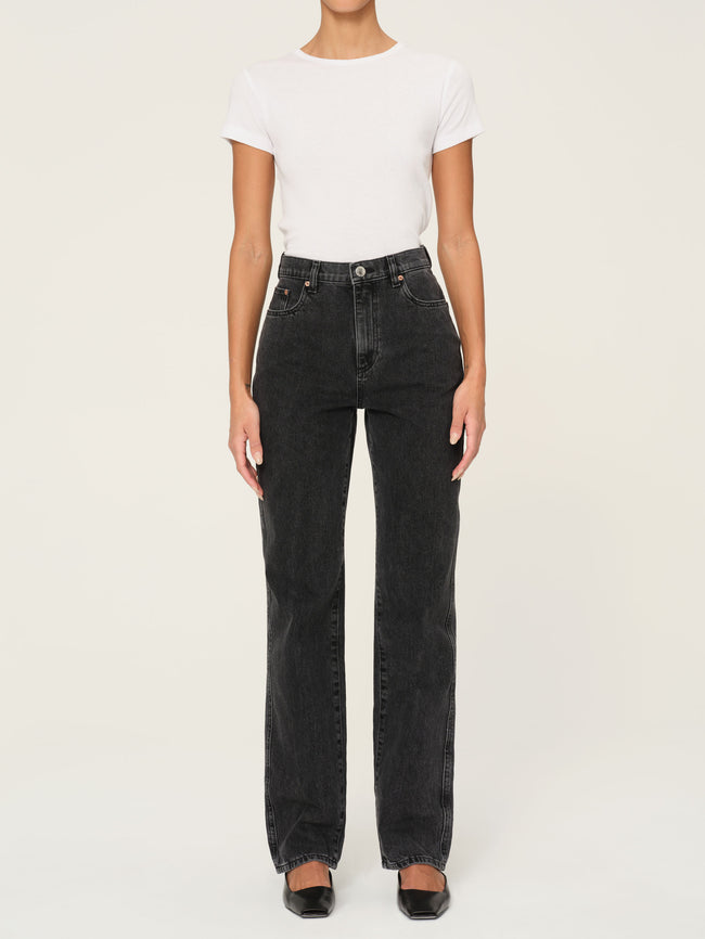 Demie Straight High Rise 31" Jeans | Nightshade