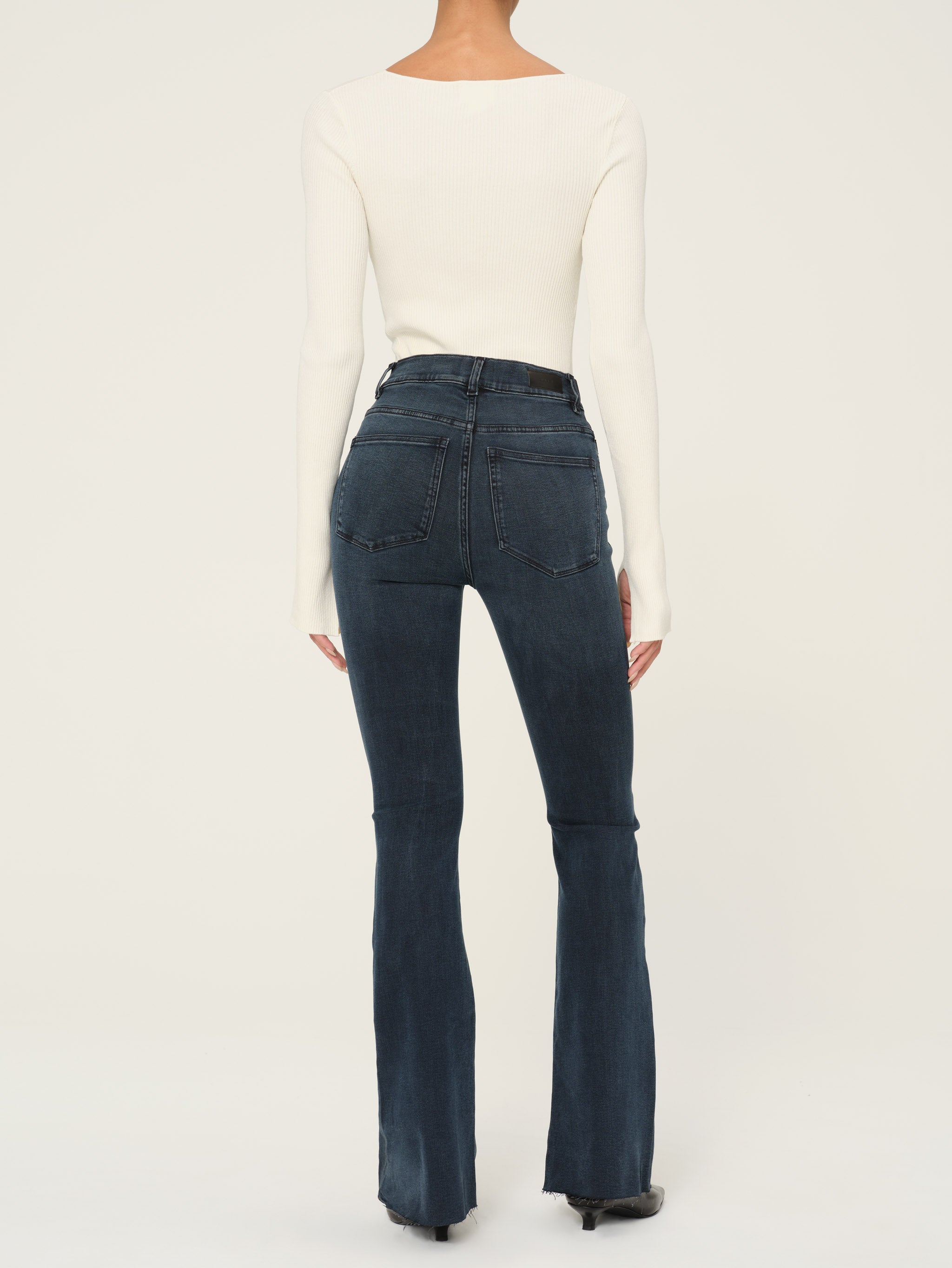 Women's blue bootcut jean