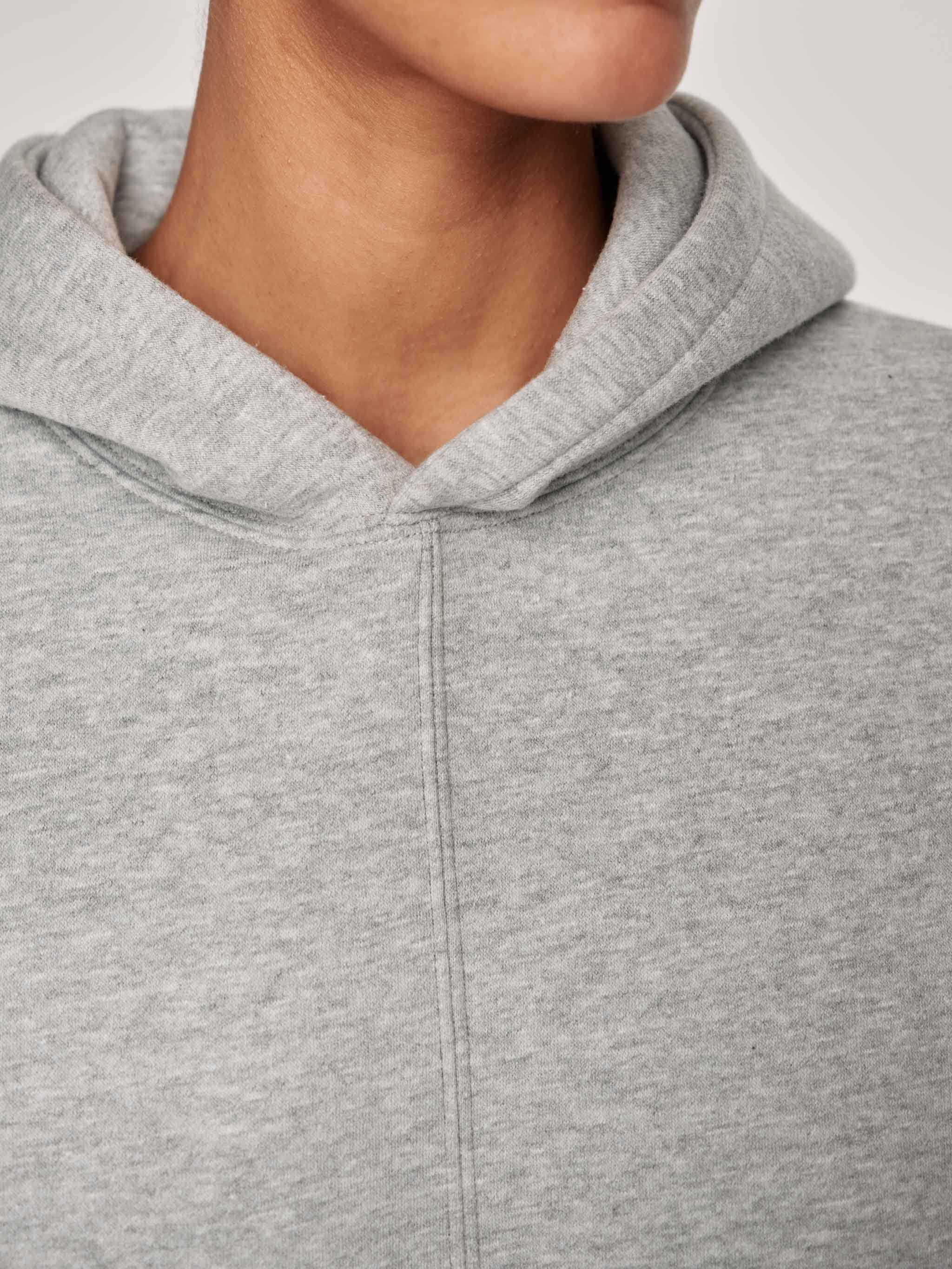 Shrunken Hoodie | Heather Grey