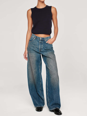 Razi Wide Leg Barrel High Rise Jeans | Seagate