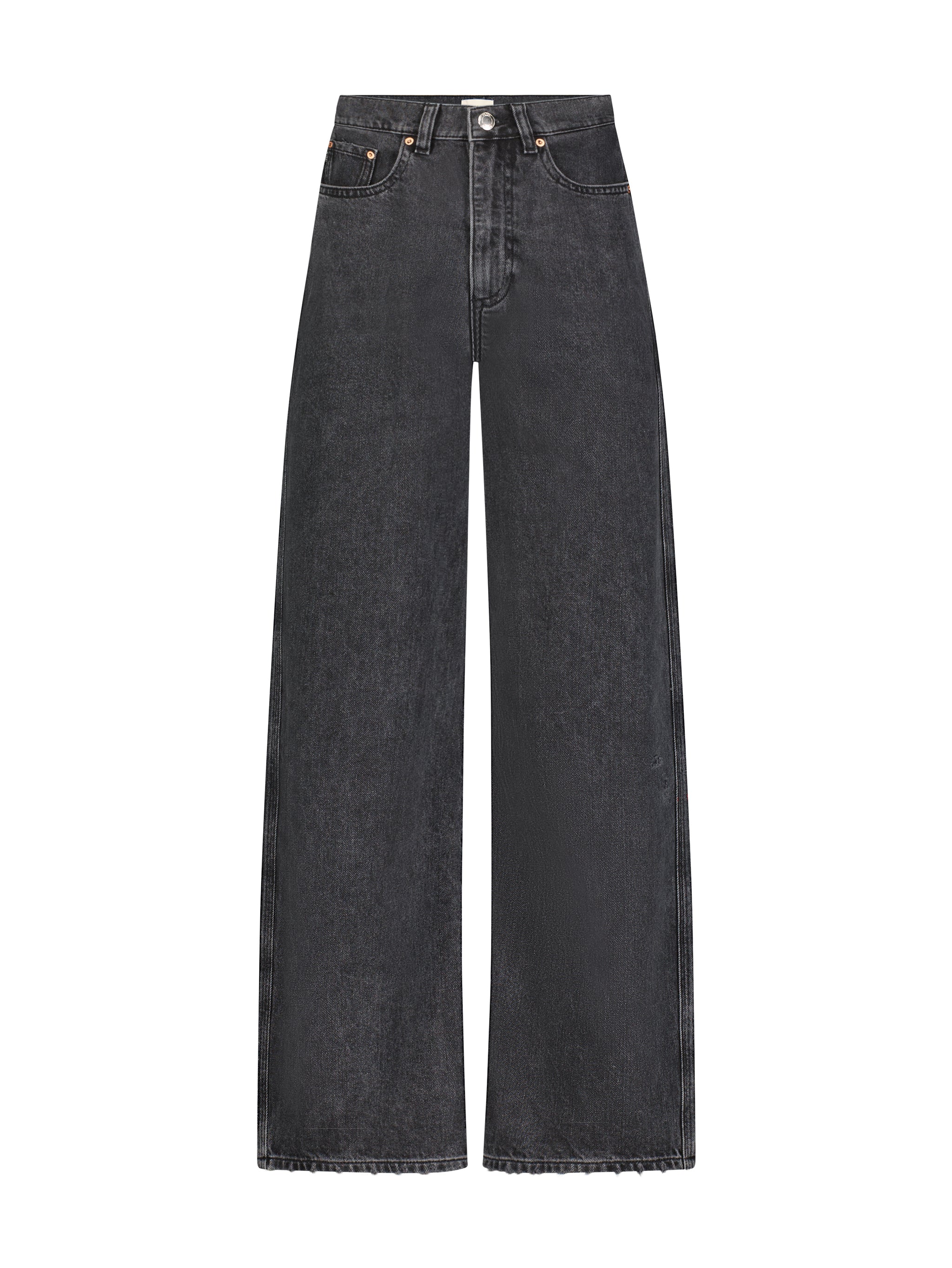 Taylor Barrel jeans in Nightshade, ghost-mannequin product shot on white, front view.