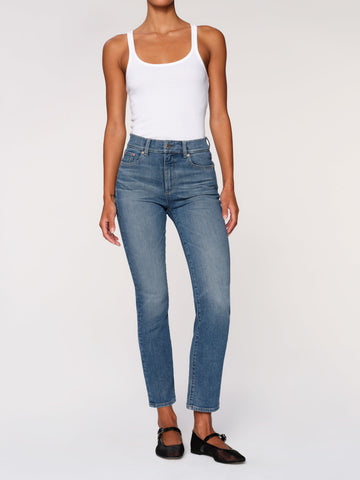 Mara Straight Mid Rise Instasculpt™ Ankle Jeans | Ocean City