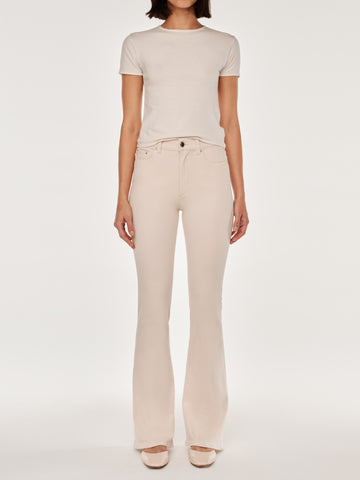 women's bootcut white jean