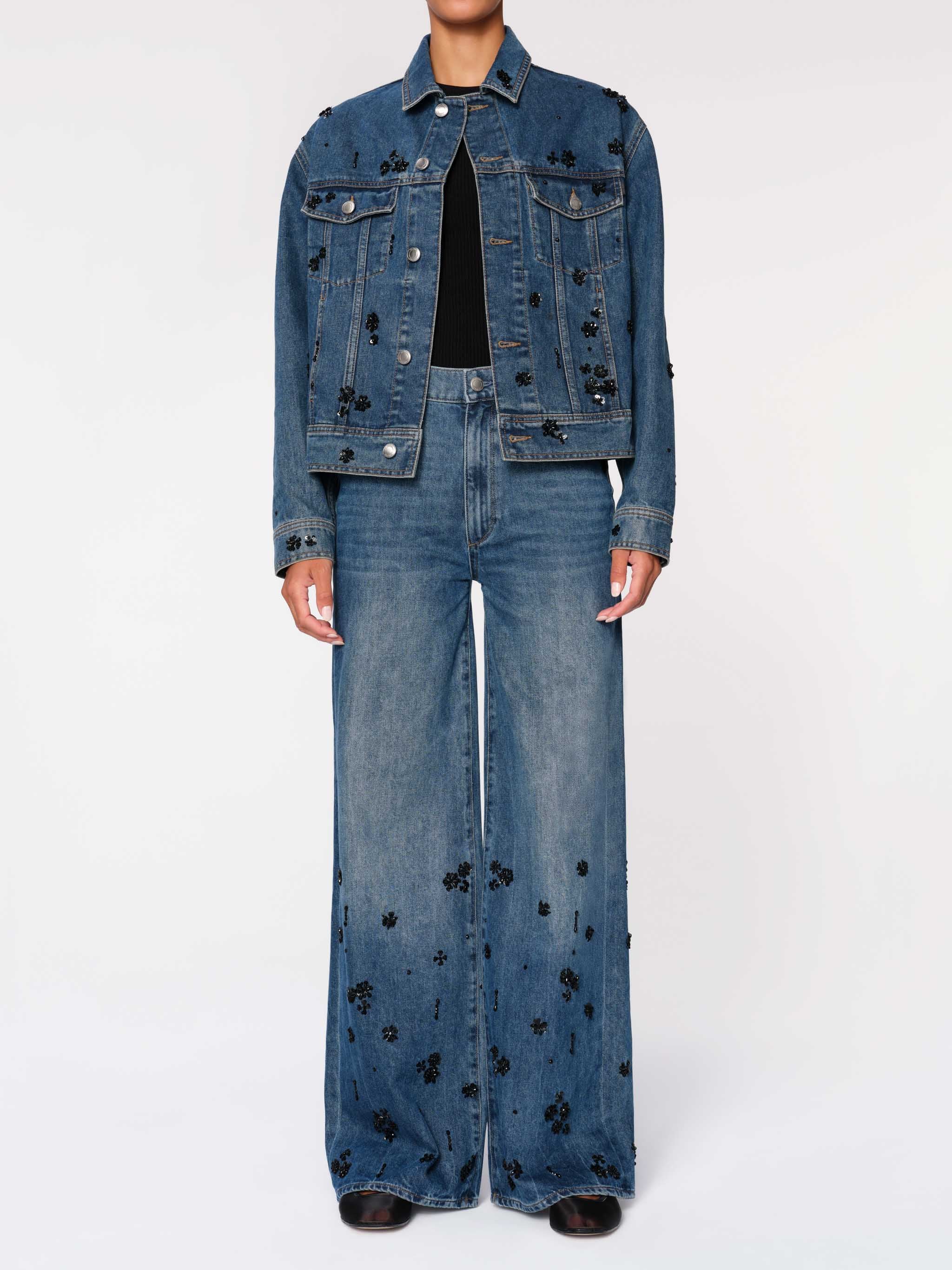 Jodie Denim Jacket | Embellished