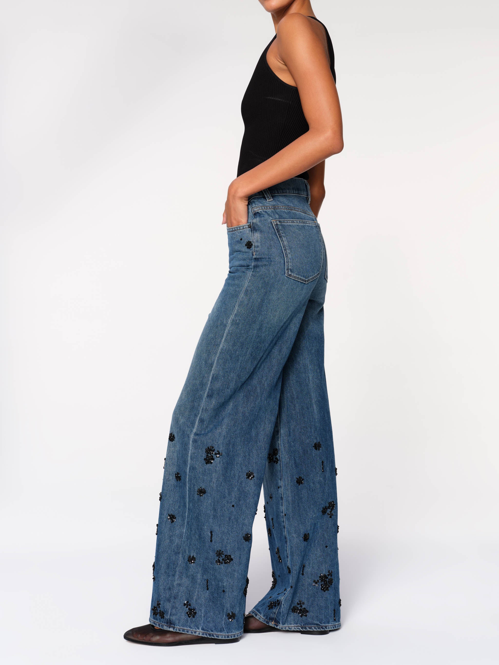 Hepburn Wide Leg High Rise 32