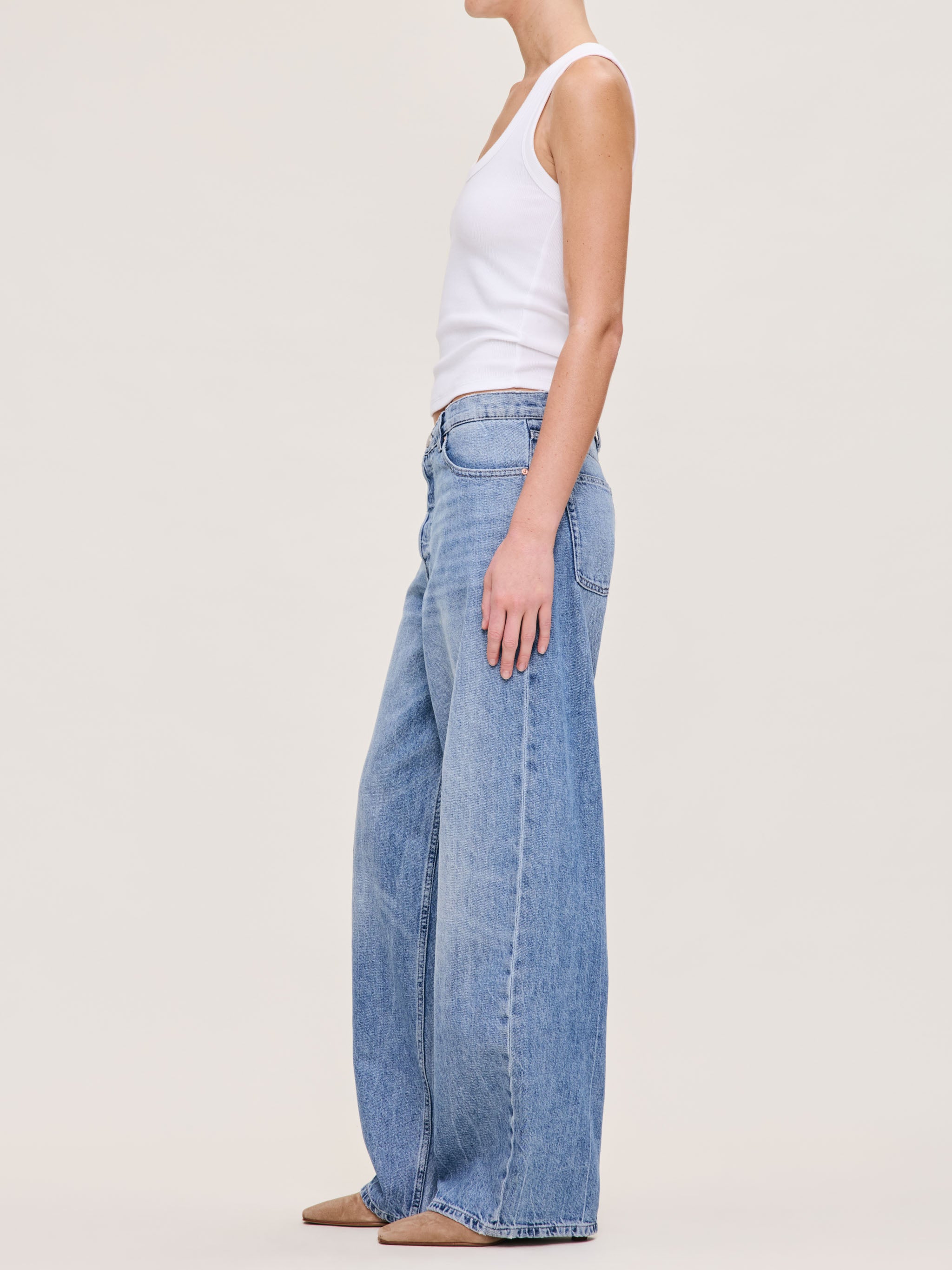 Razi Wide Barrel High Rise Jeans | Glendale