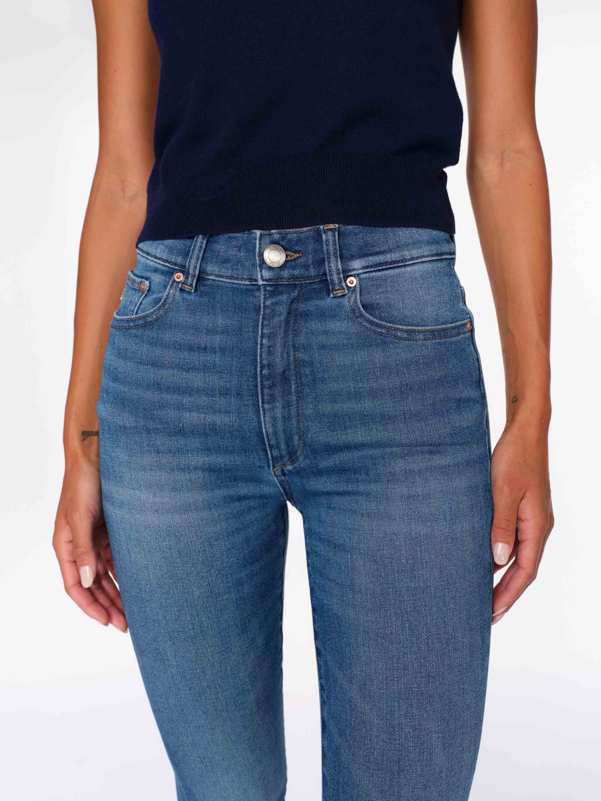 Women's Blue Boot Cut Jeans