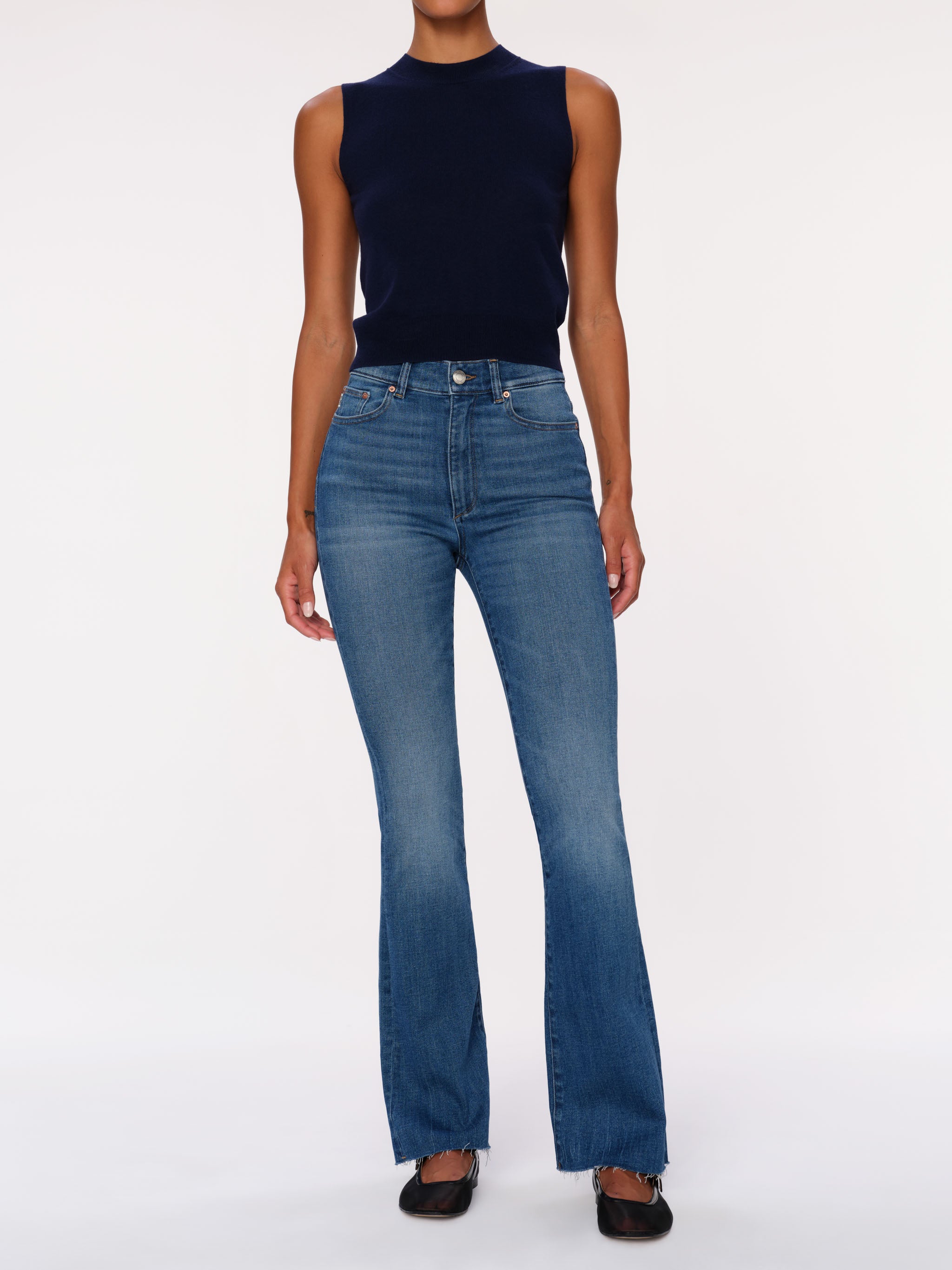 Women's Blue Boot Cut Jeans