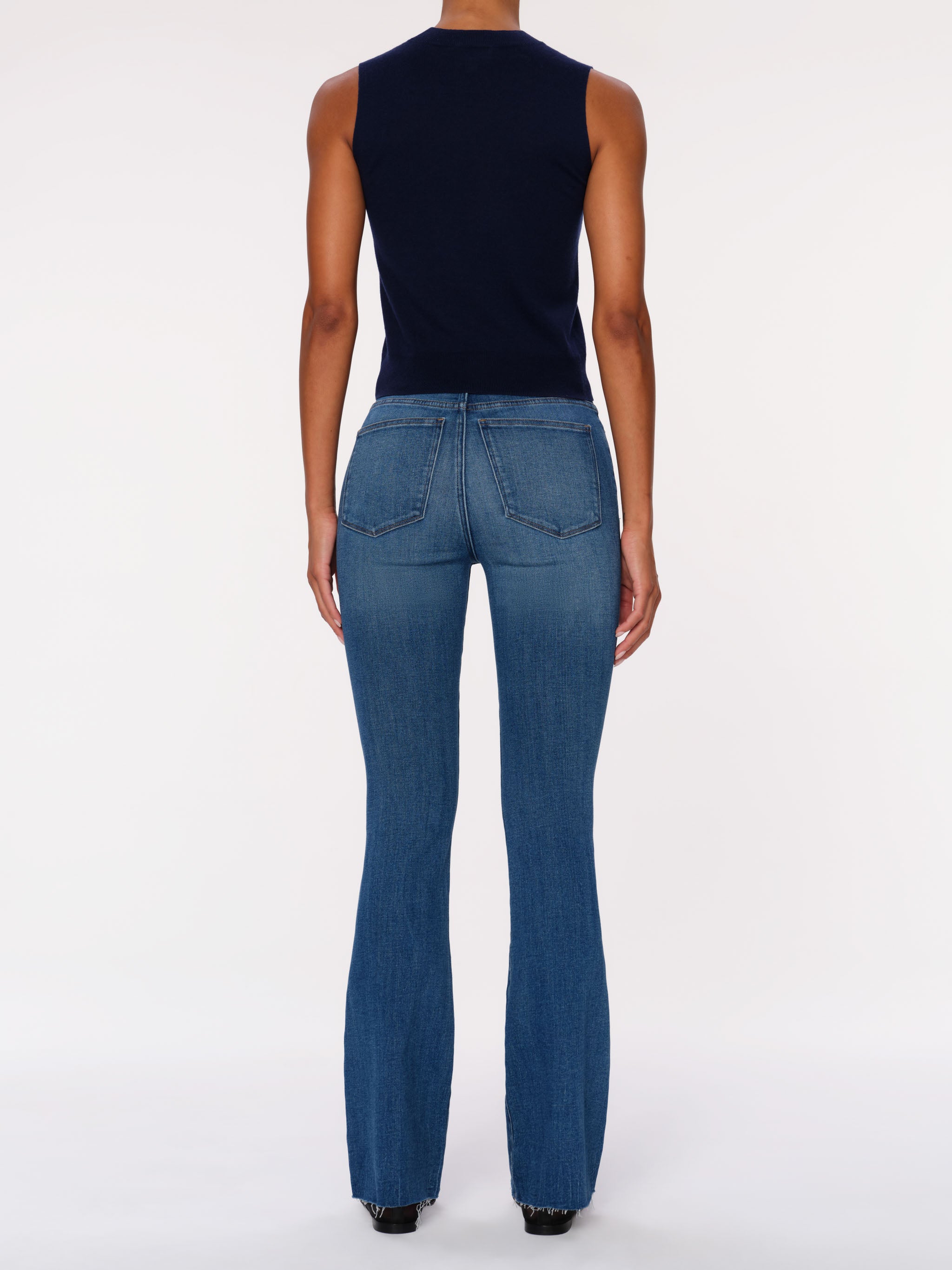 Women's Blue Boot Cut Jeans