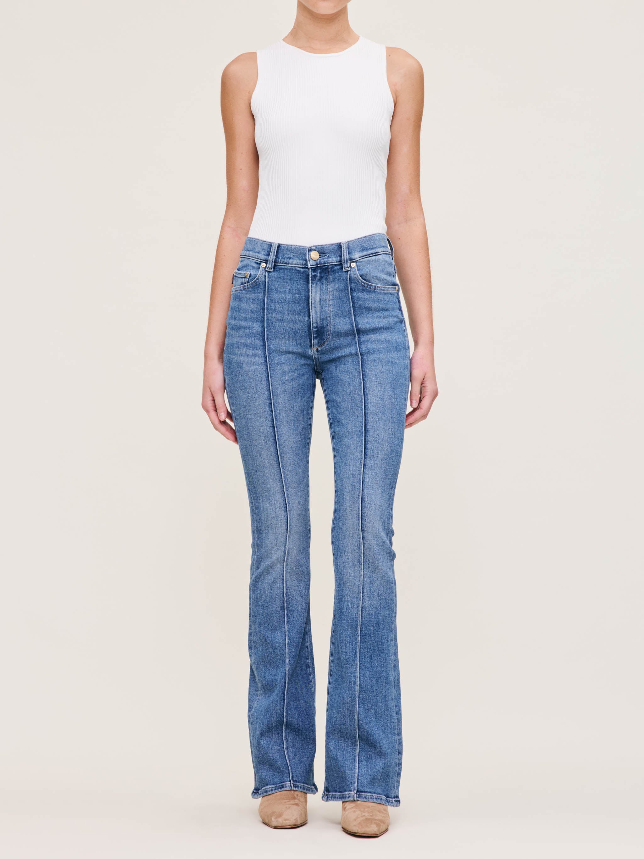 Women's Blue Boot Cut Jeans